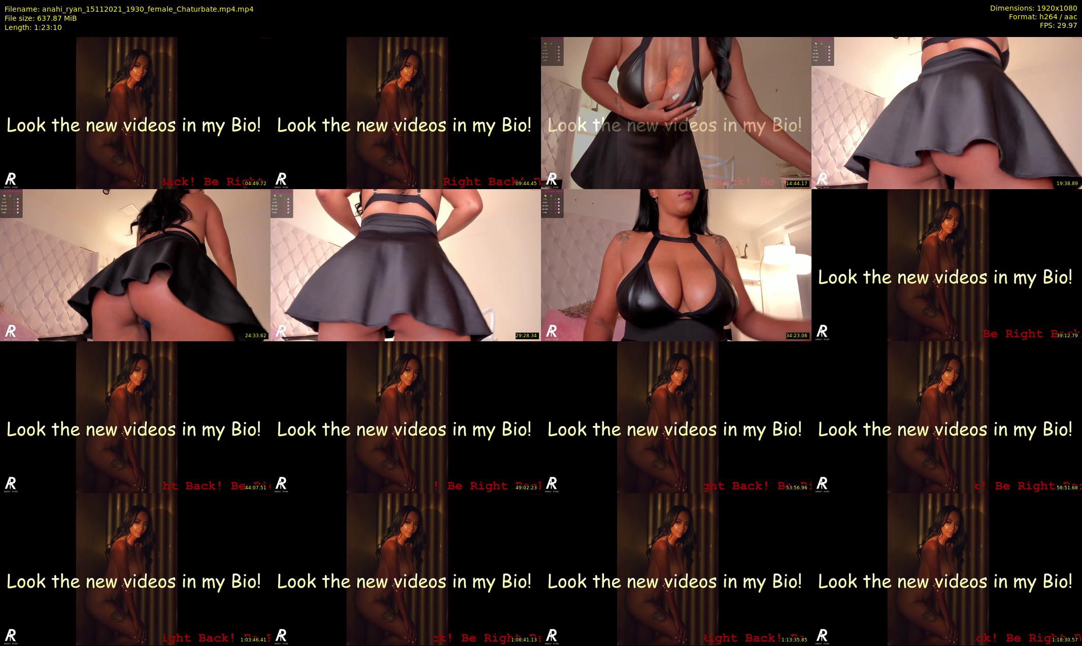 anahi_ryan — 84 minute Chaturbate female cam show recording, 1080p, Nov 15, 2021
