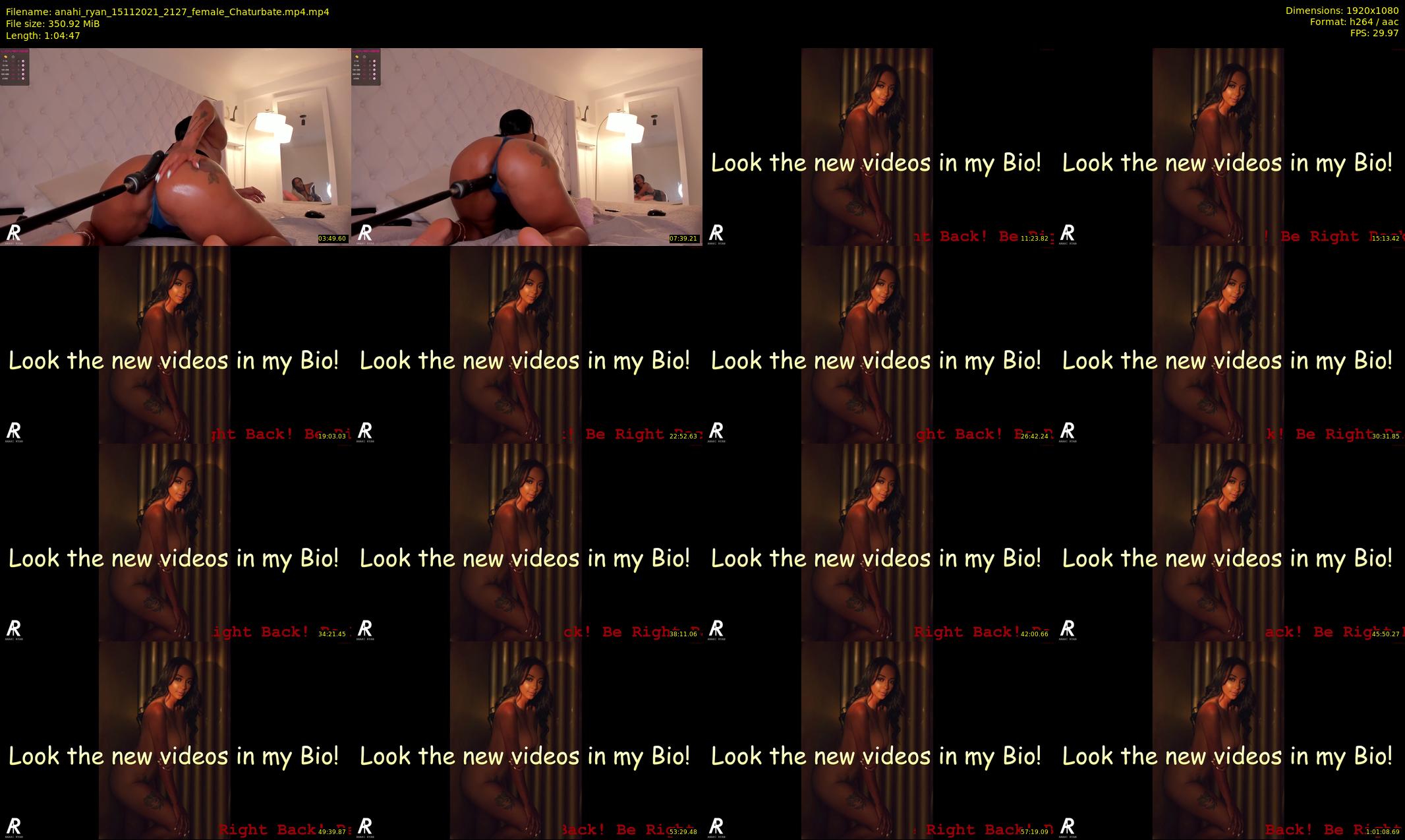 anahi_ryan — 65 minute Chaturbate female cam show recording, 1080p, Nov 15, 2021