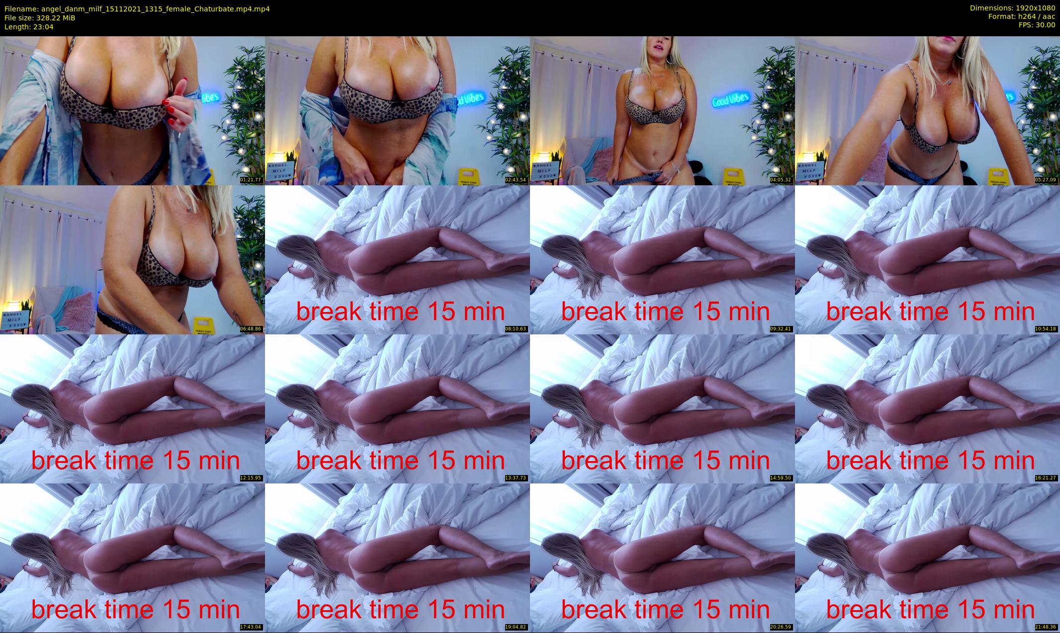 angel_danm_milf — 24 minute Chaturbate female cam show recording, 1080p, Nov 15, 2021