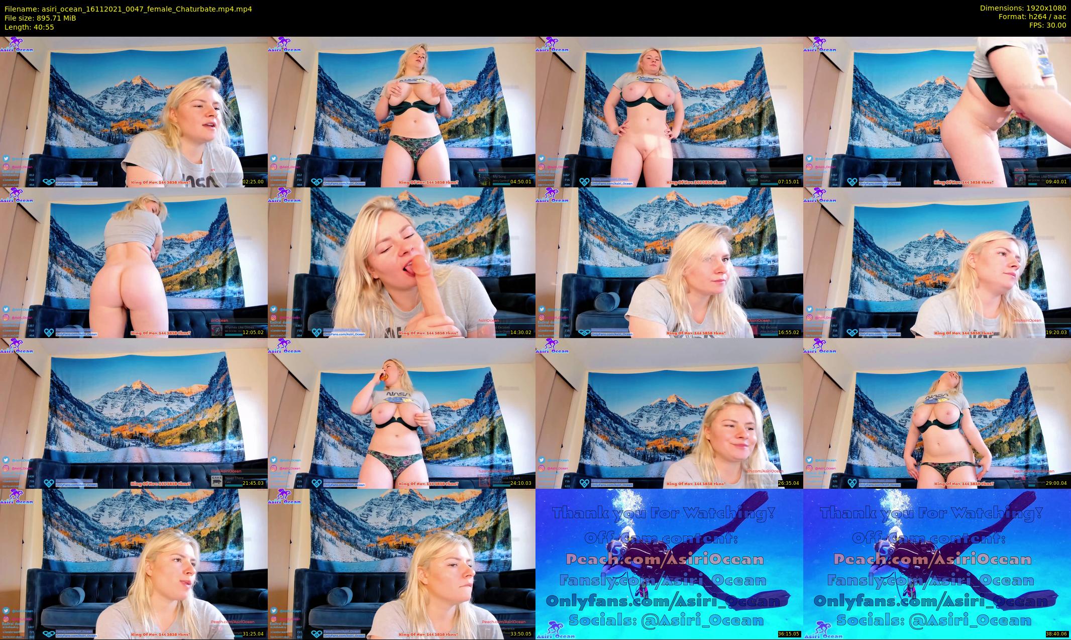 asiri_ocean — 41 minute Chaturbate female cam show recording, 1080p, Nov 16, 2021