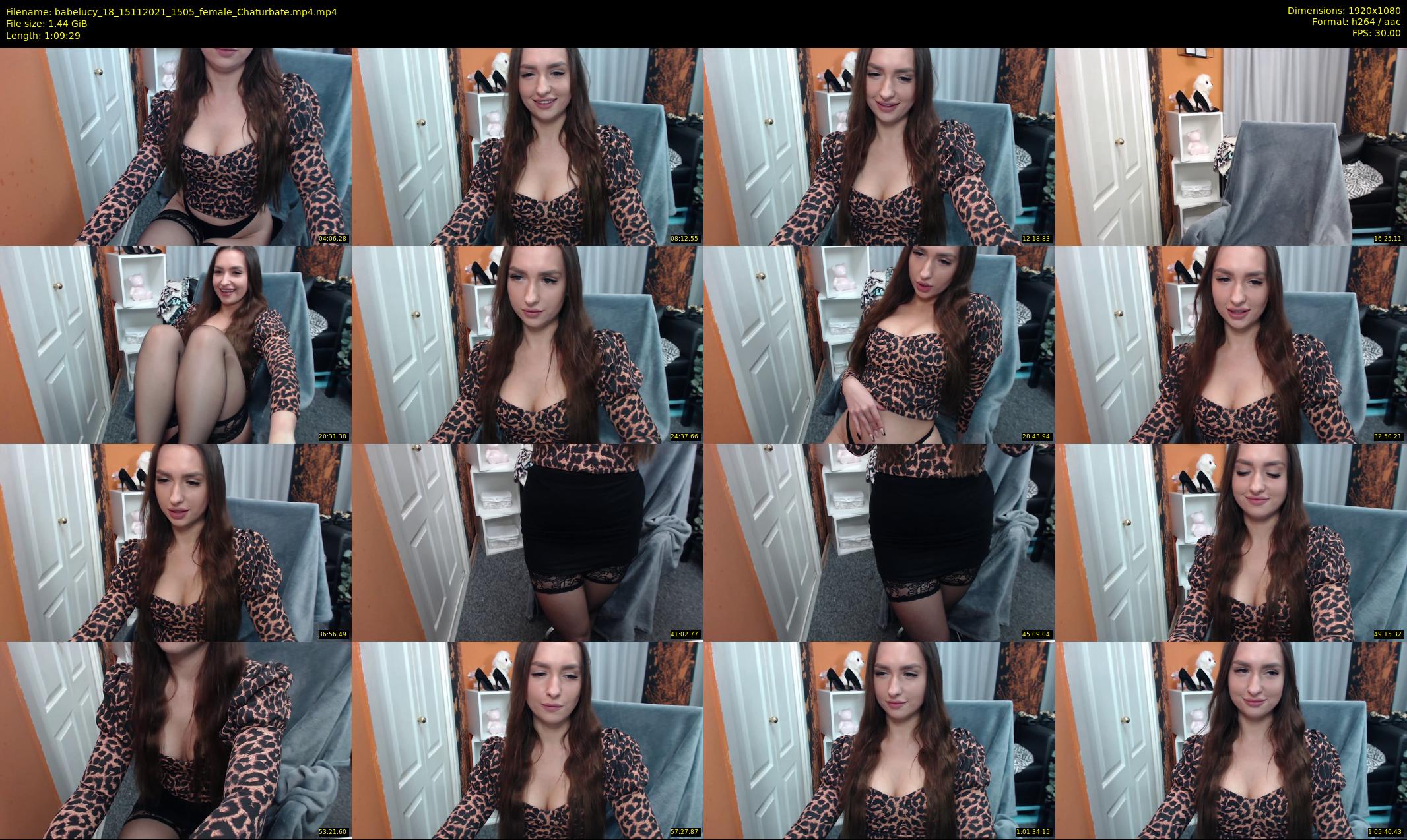 babelucy_18 — 70 minute Chaturbate female cam show recording, 1080p, Nov 15, 2021