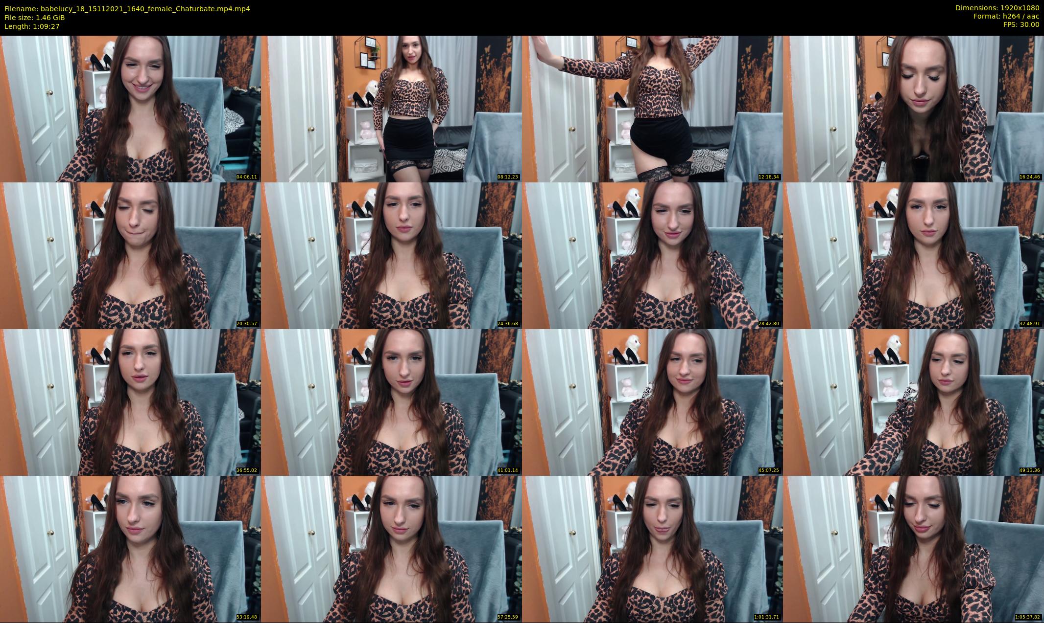 babelucy_18 — 70 minute Chaturbate female cam show recording, 1080p, Nov 15, 2021