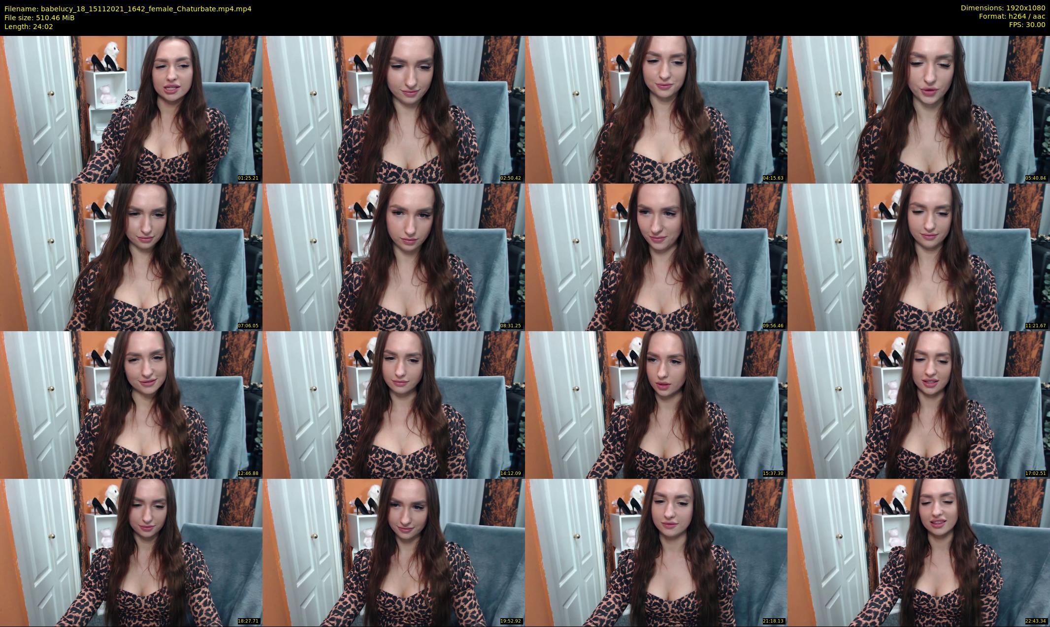 babelucy_18 — 25 minute Chaturbate female cam show recording, 1080p, Nov 15, 2021