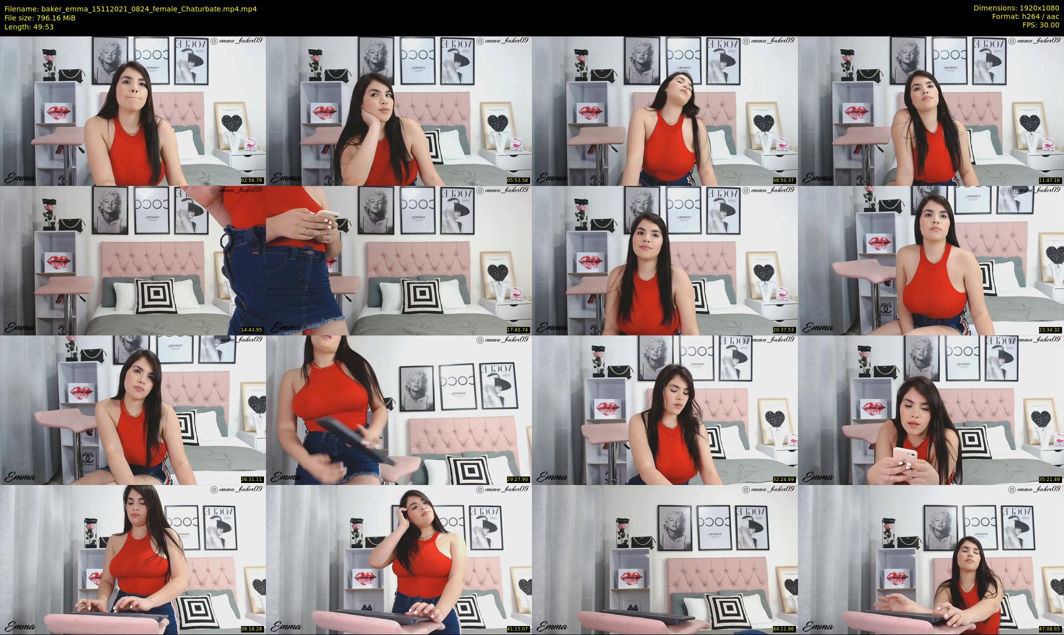 baker_emma — 50 minute Chaturbate female cam show recording, 1080p, Nov 15, 2021