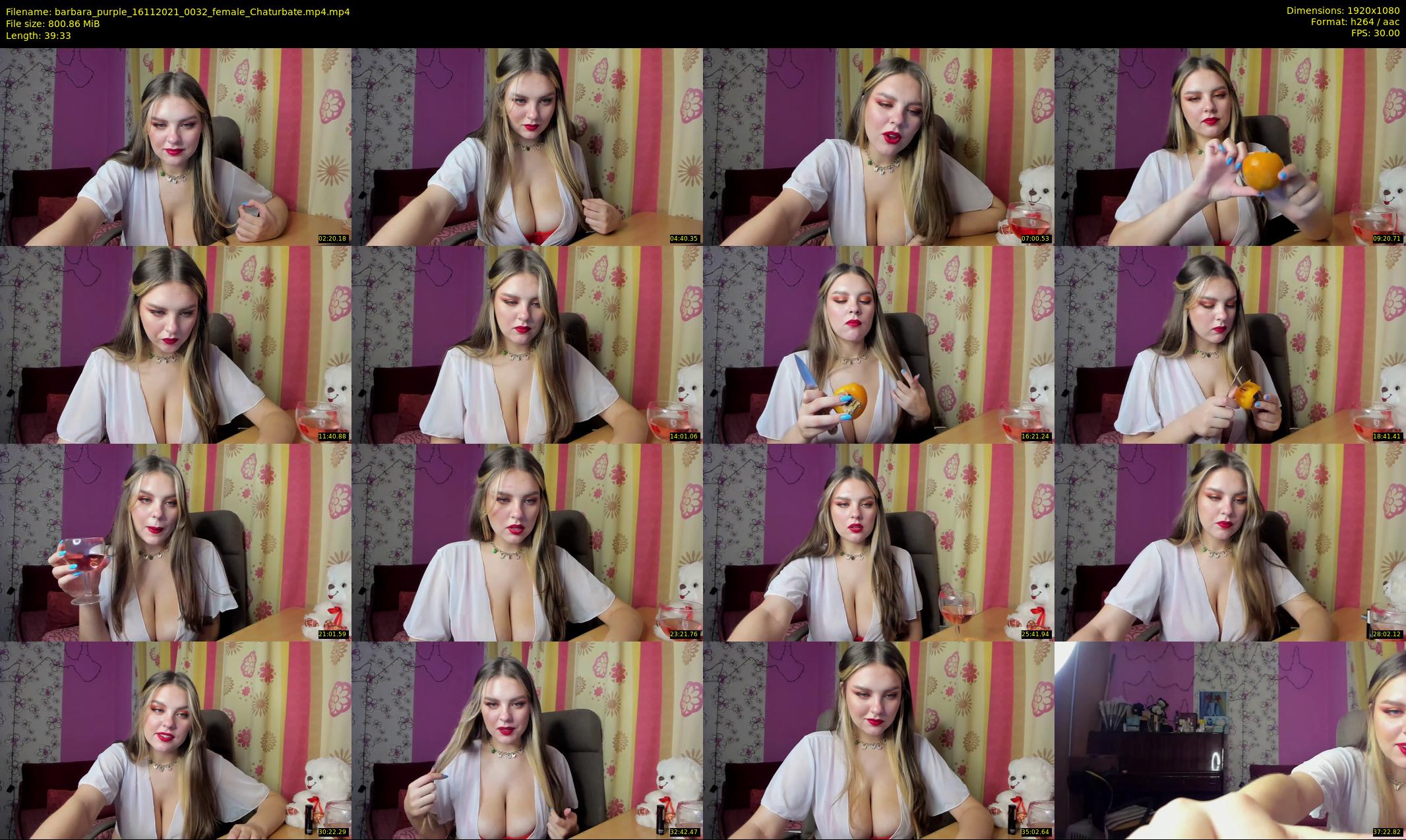 barbara_purple — 40 minute Chaturbate female cam show recording, 1080p, Nov 16, 2021