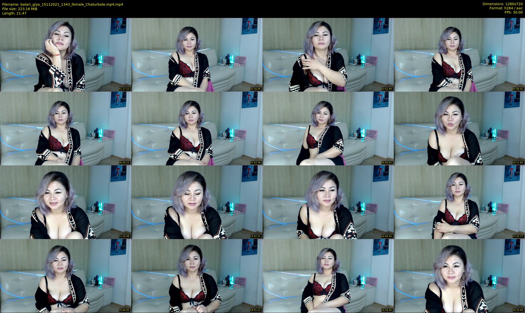 batari_giya — 22 minute Chaturbate female cam show recording, 720p, Nov 15, 2021