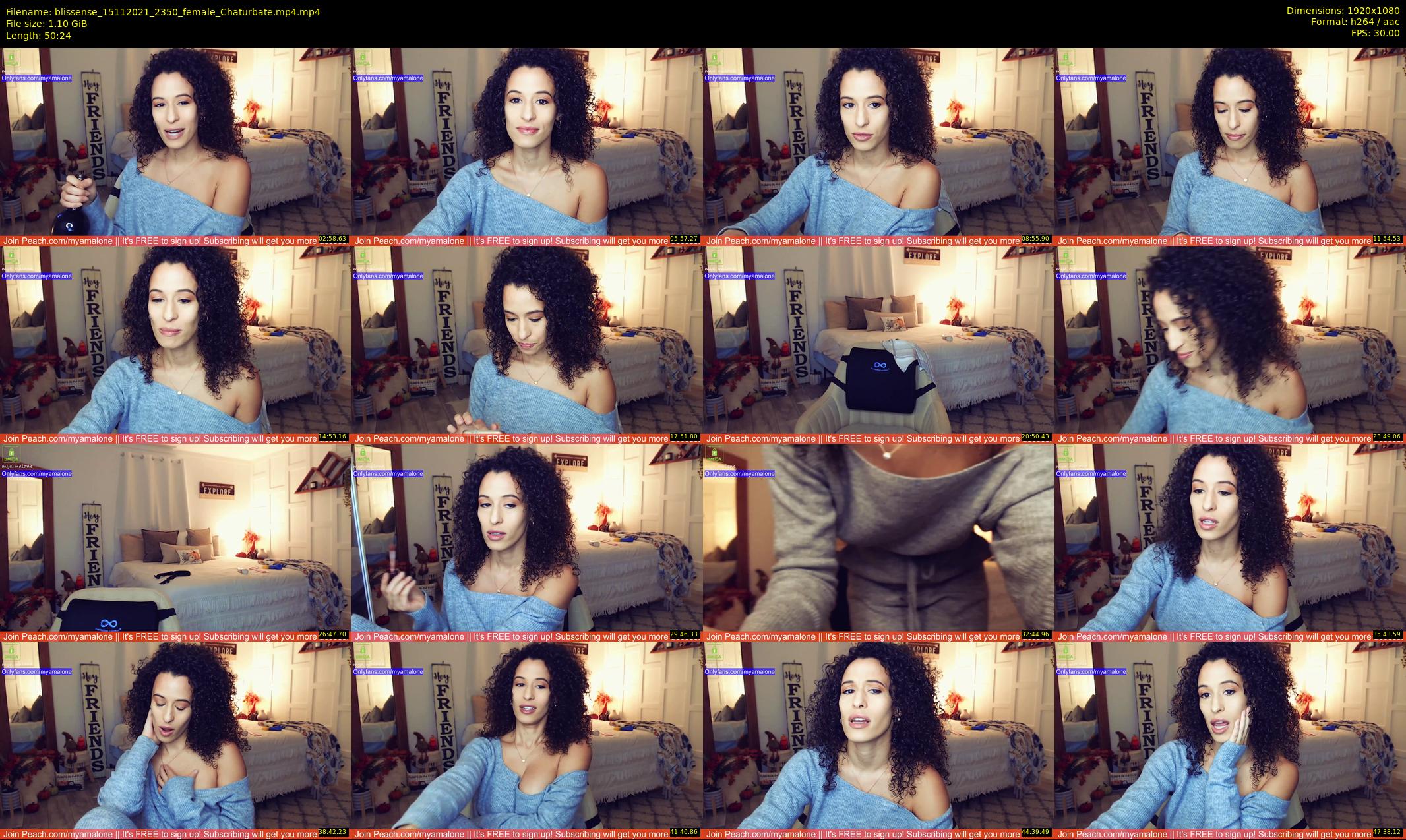 blissense — 51 minute Chaturbate female cam show recording, 1080p, Nov 15, 2021