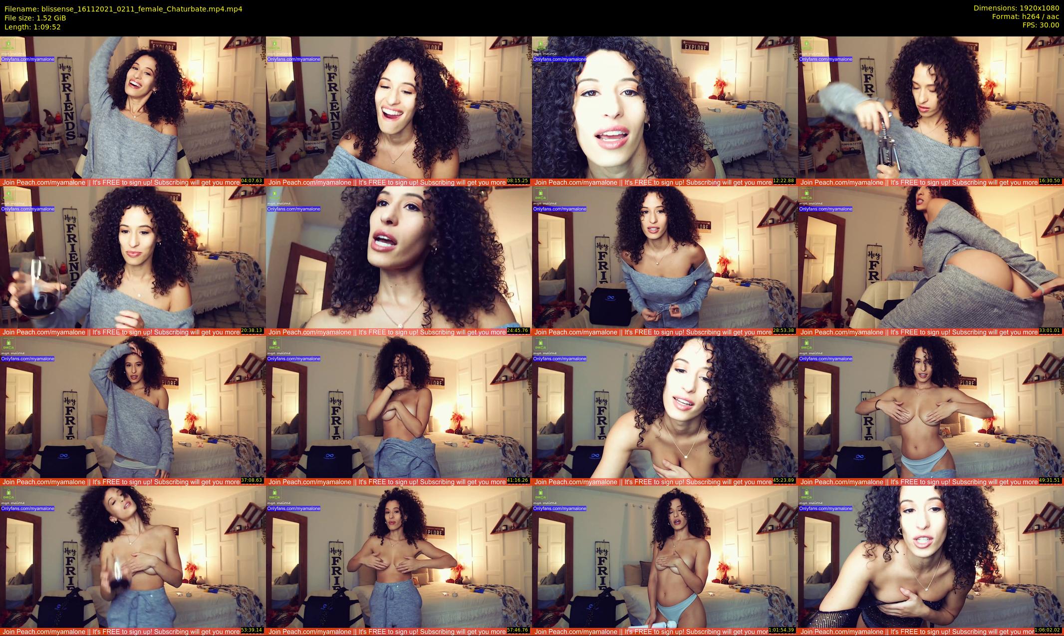 blissense — 70 minute Chaturbate female cam show recording, 1080p, Nov 16, 2021