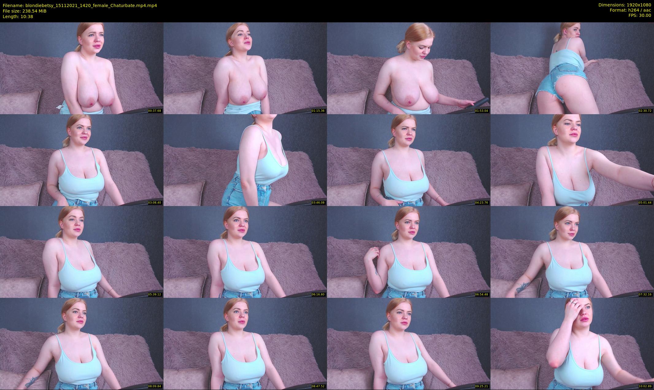 blondiebetsy — 11 minute Chaturbate female cam show recording, 1080p, Nov 15, 2021