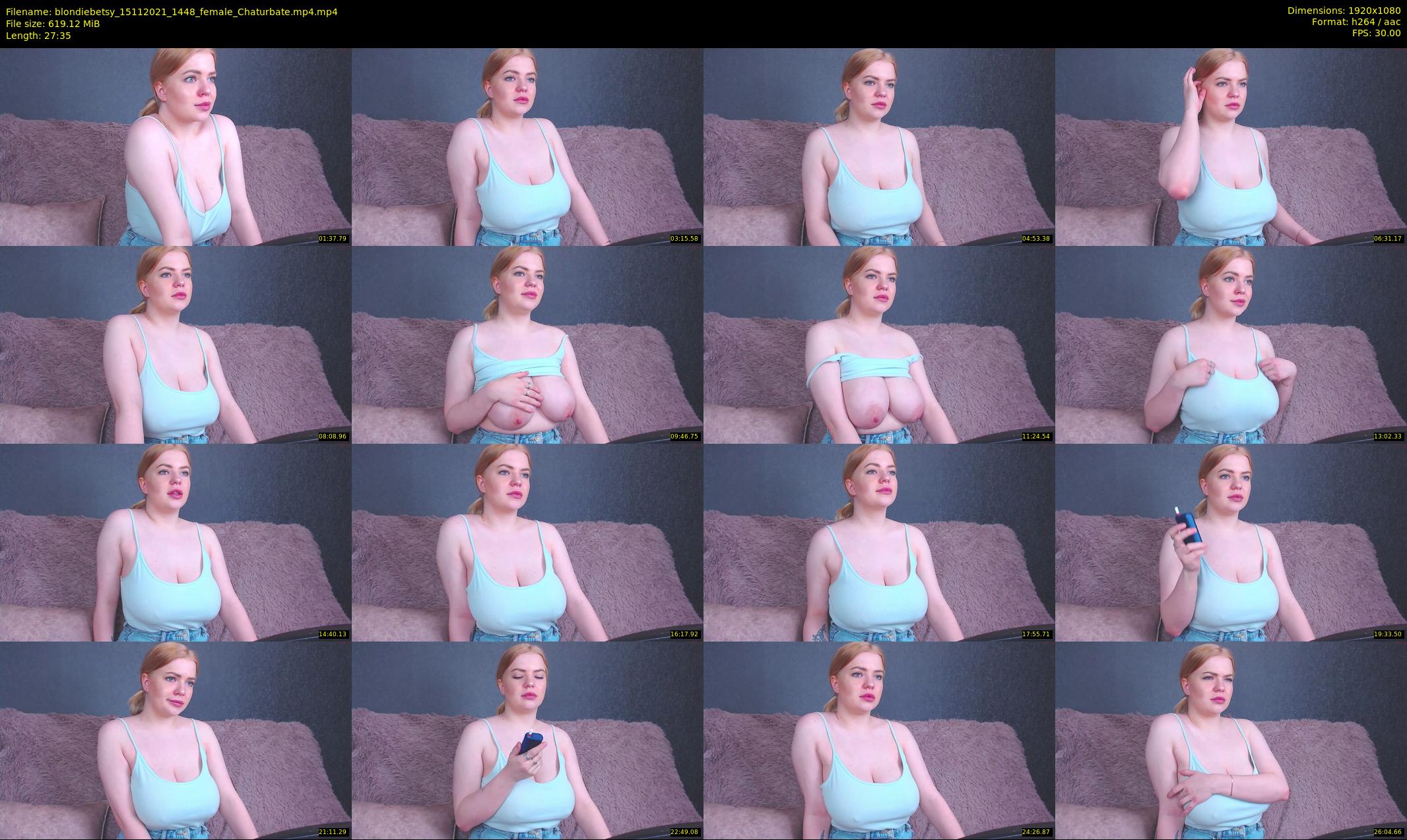 blondiebetsy — 28 minute Chaturbate female cam show recording, 1080p, Nov 15, 2021