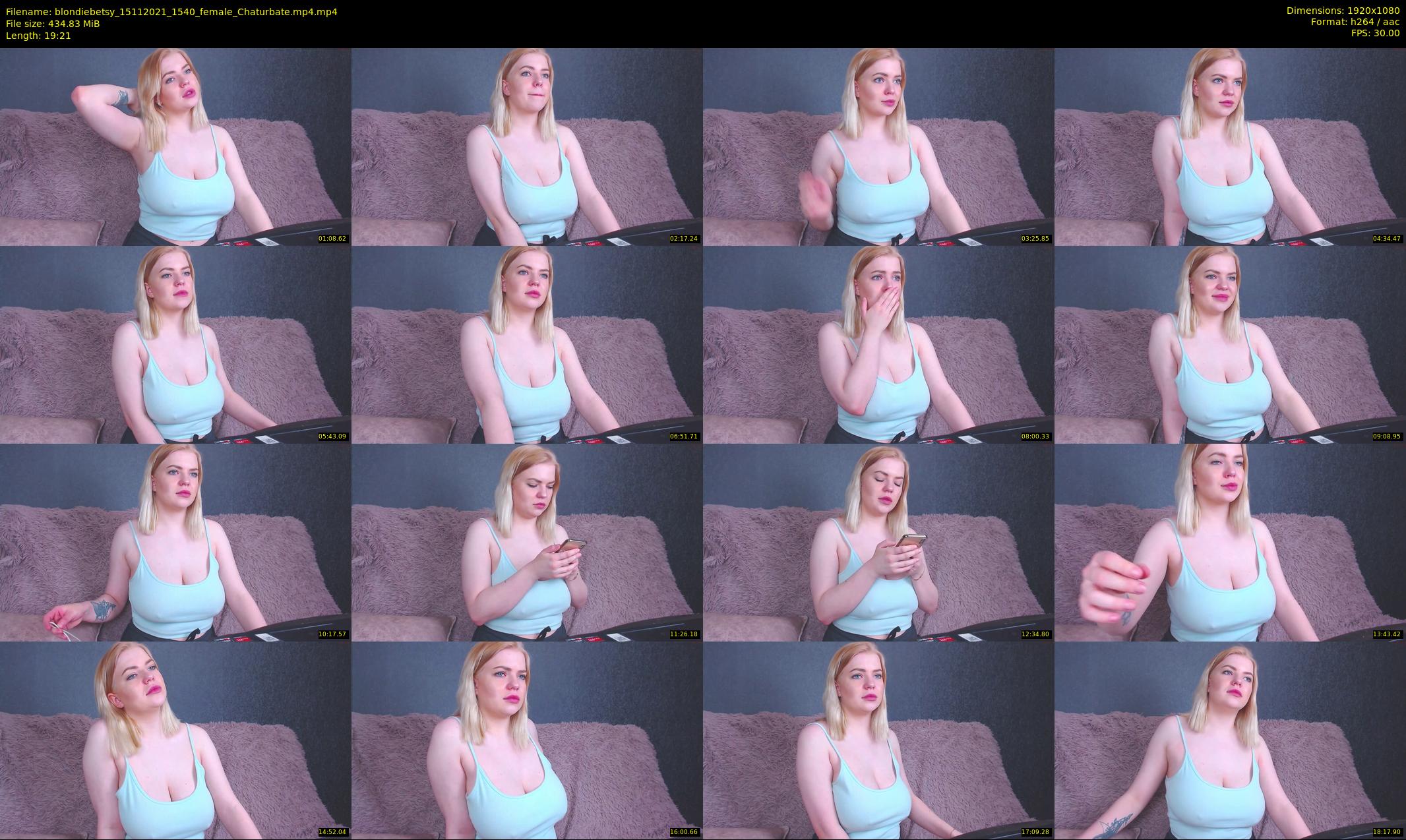 blondiebetsy — 20 minute Chaturbate female cam show recording, 1080p, Nov 15, 2021