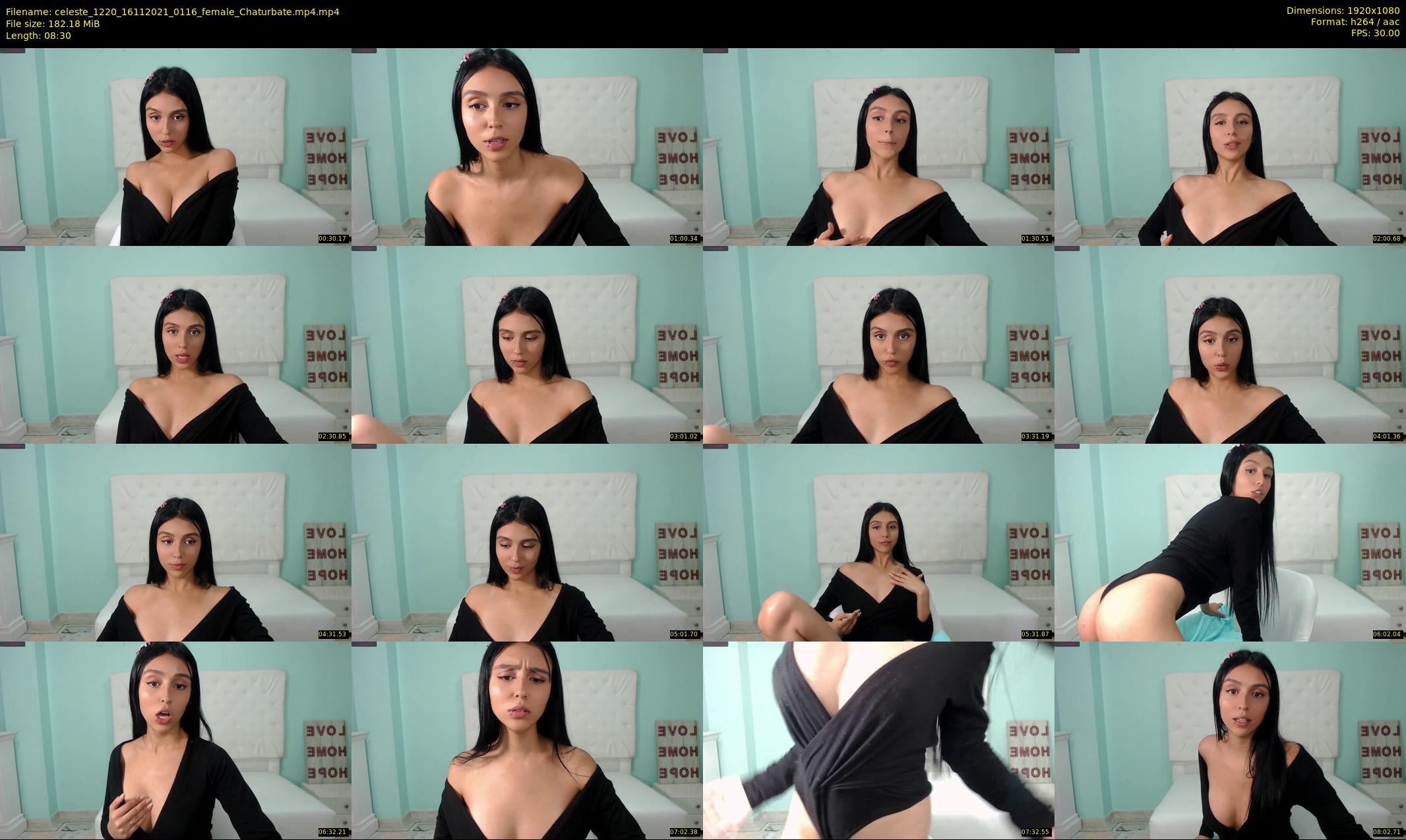 celeste_1220 — 9 minute Chaturbate female cam show recording, 1080p, Nov 16, 2021