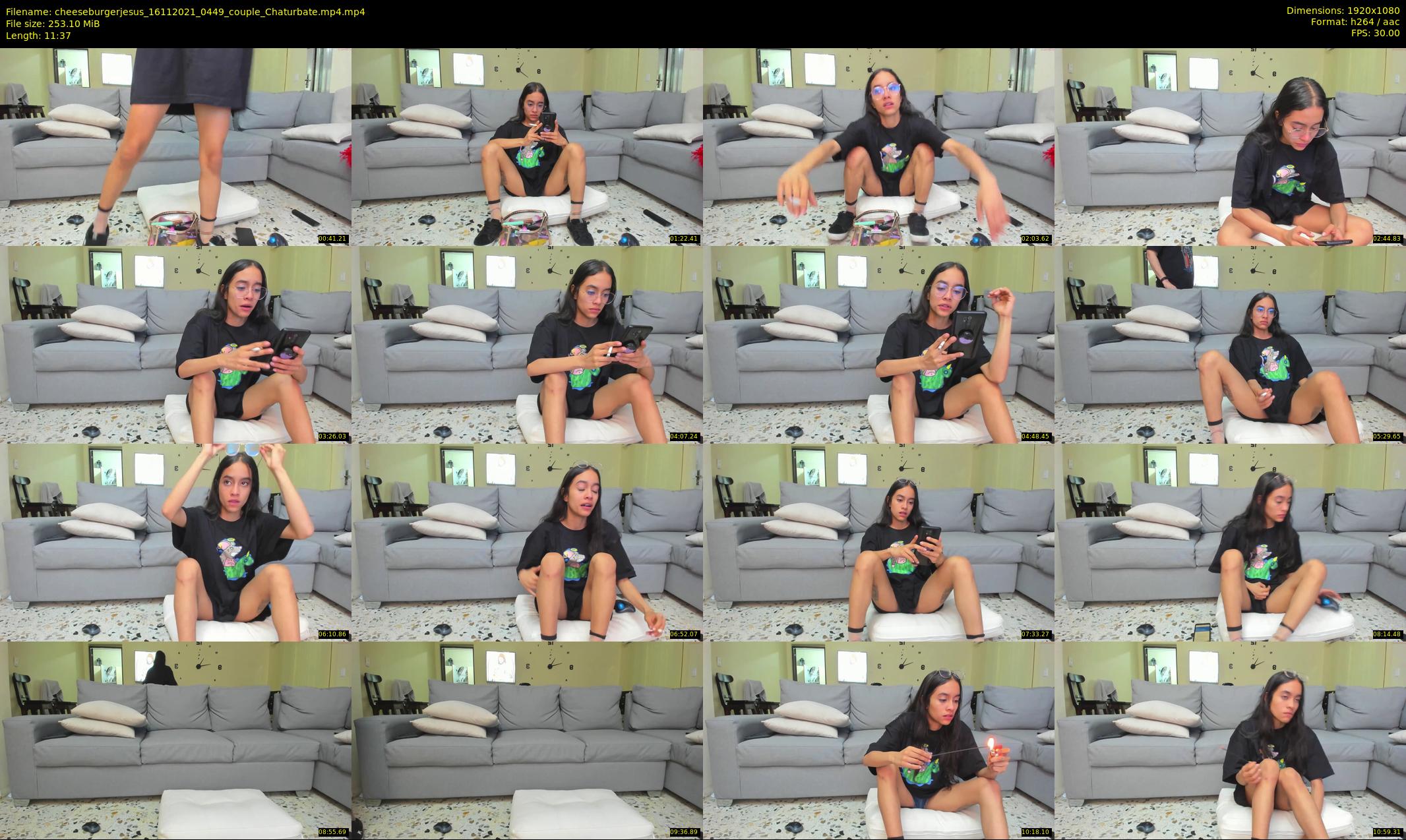 cheeseburgerjesus — 12 minute Chaturbate couple cam show recording, 1080p, Nov 16, 2021
