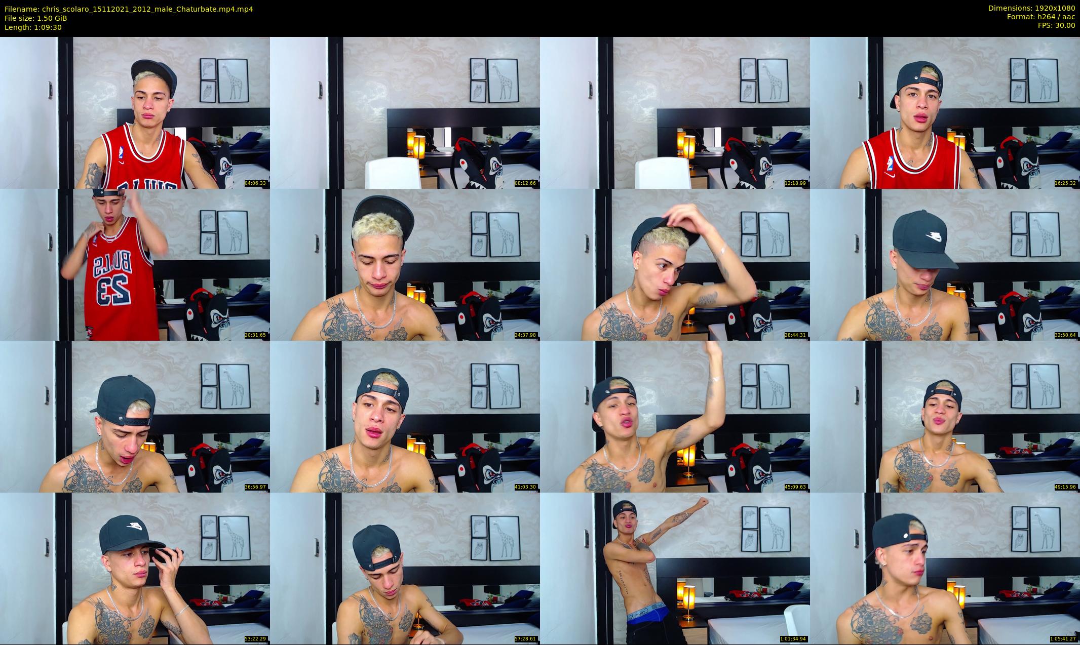 chris_scolaro — 70 minute Chaturbate male cam show recording, 1080p, Nov 15, 2021