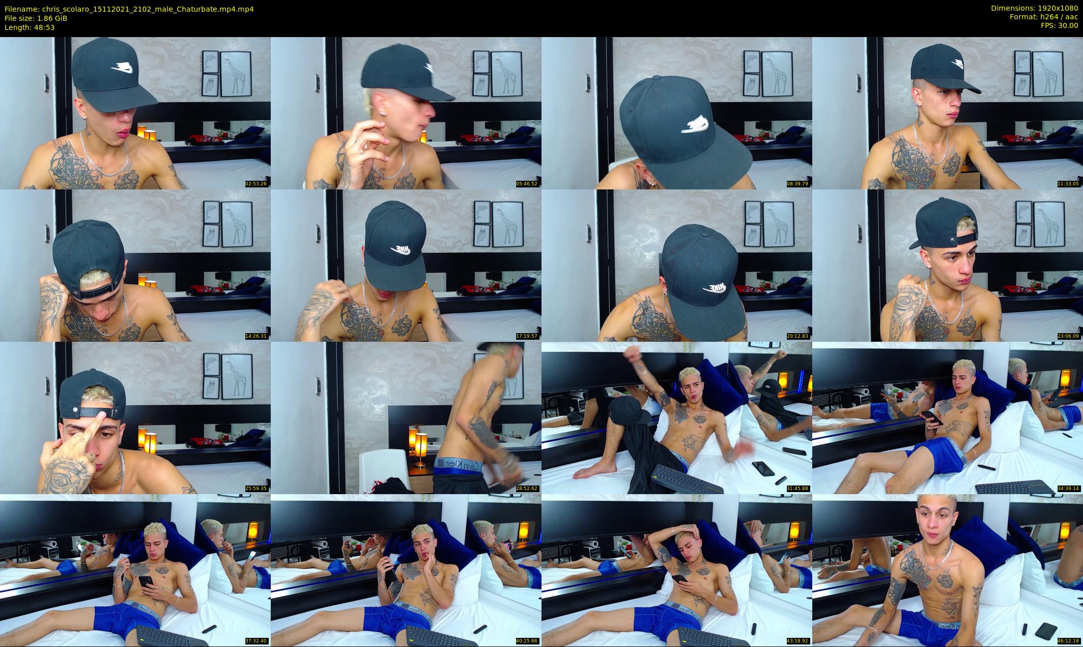 chris_scolaro — 49 minute Chaturbate male cam show recording, 1080p, Nov 15, 2021