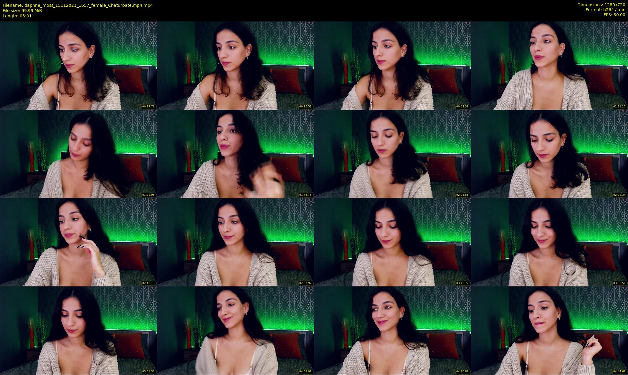 daphne_moss — 6 minute Chaturbate female cam show recording, 720p, Nov 15, 2021