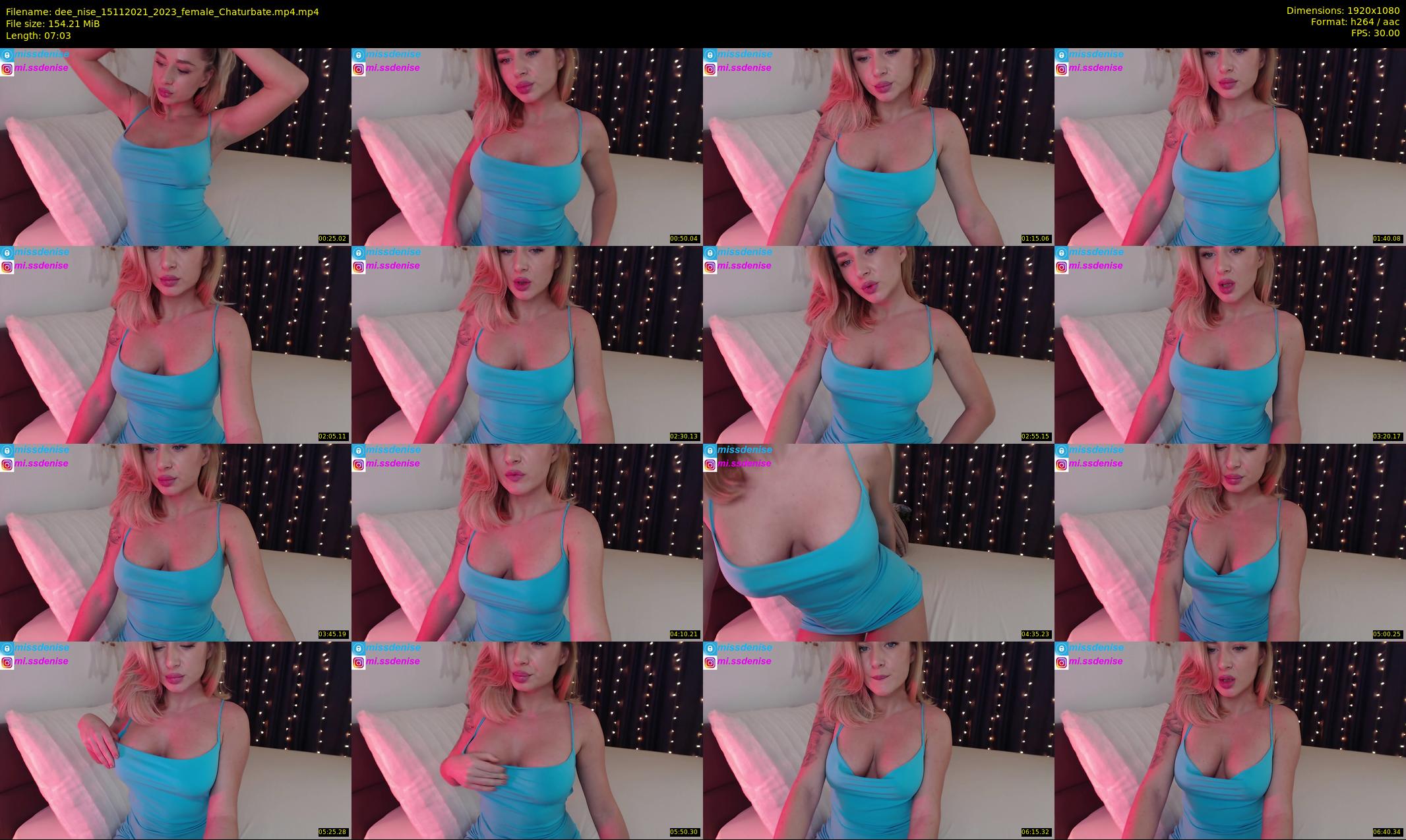 dee_nise — 8 minute Chaturbate female cam show recording, 1080p, Nov 15, 2021