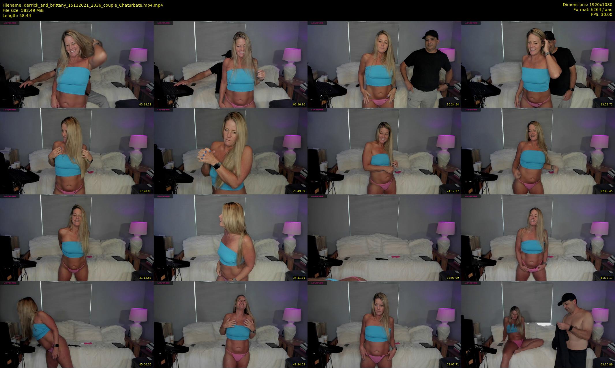 derrick_and_brittany — 59 minute Chaturbate couple cam show recording, 1080p, Nov 15, 2021