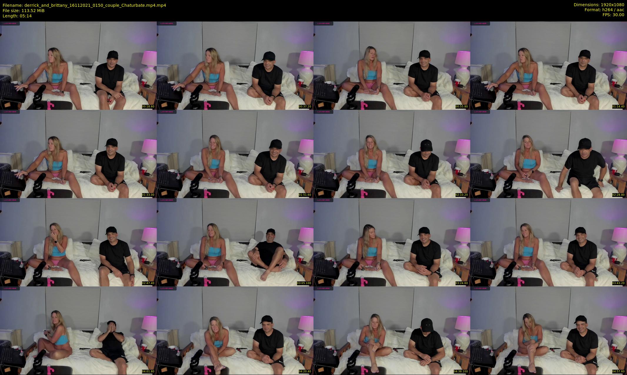 derrick_and_brittany — 6 minute Chaturbate couple cam show recording, 1080p, Nov 16, 2021