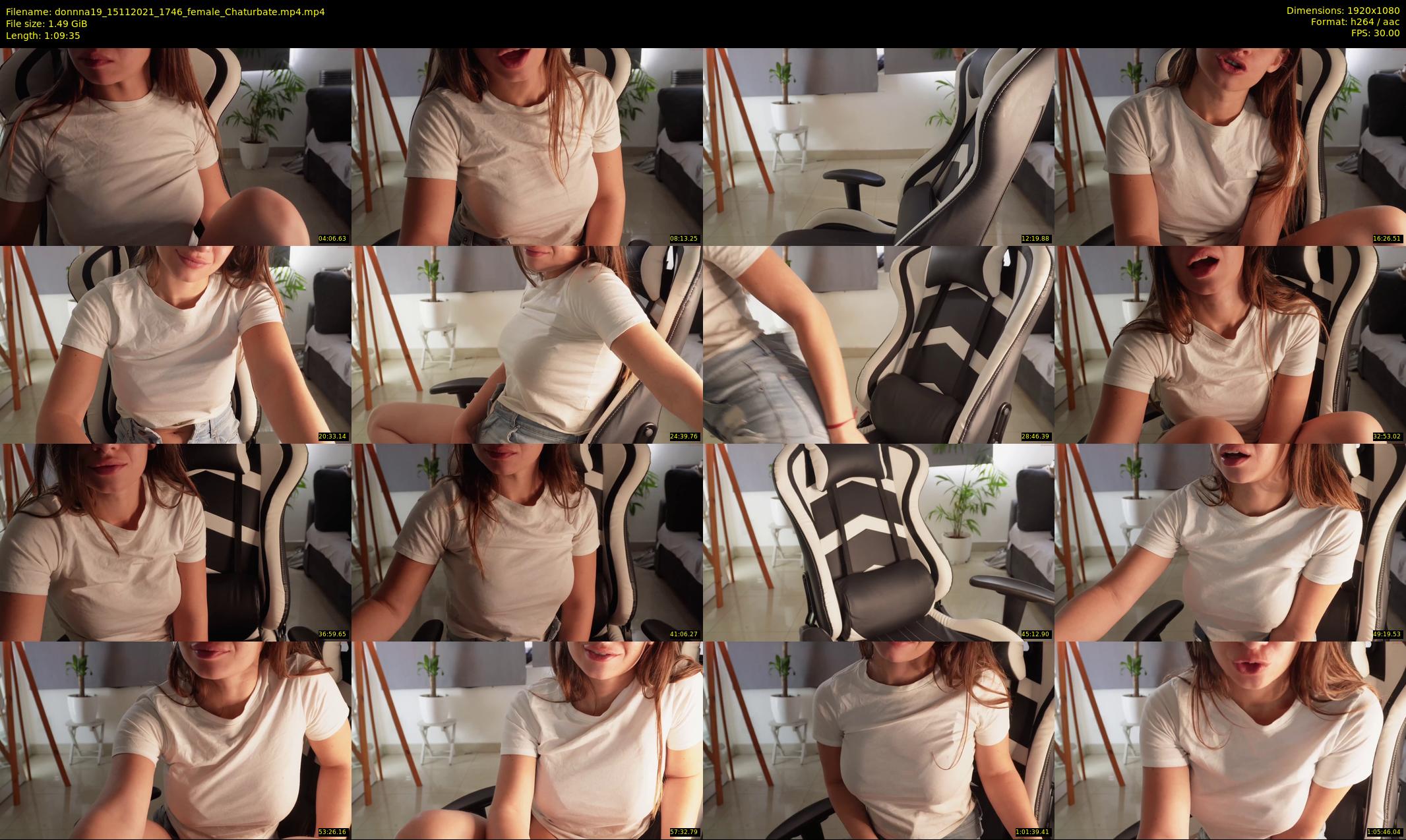 donnna19 — 70 minute Chaturbate female cam show recording, 1080p, Nov 15, 2021