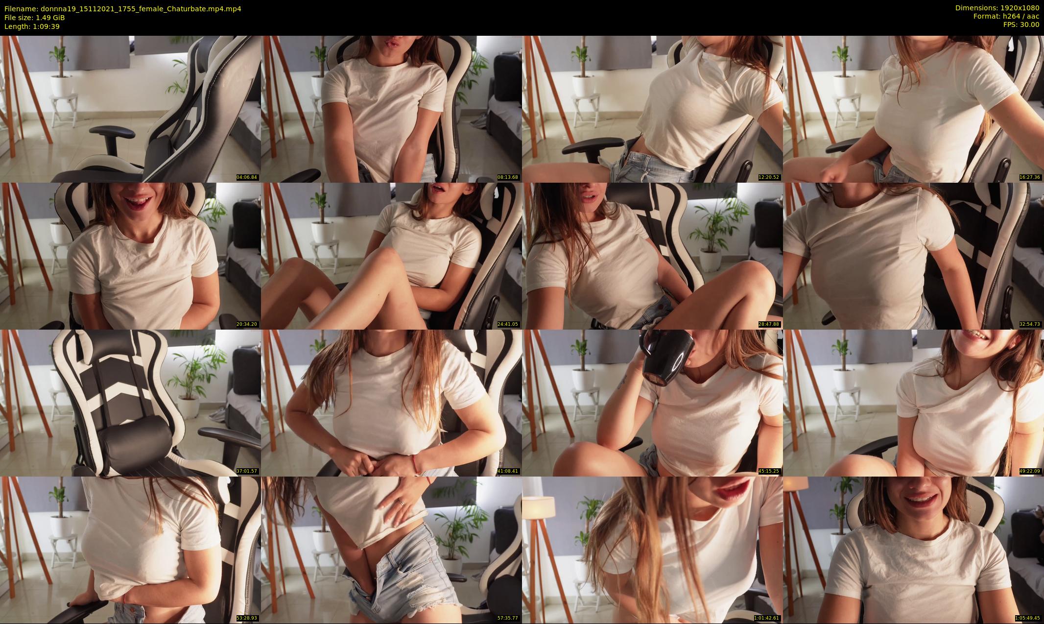 donnna19 — 70 minute Chaturbate female cam show recording, 1080p, Nov 15, 2021