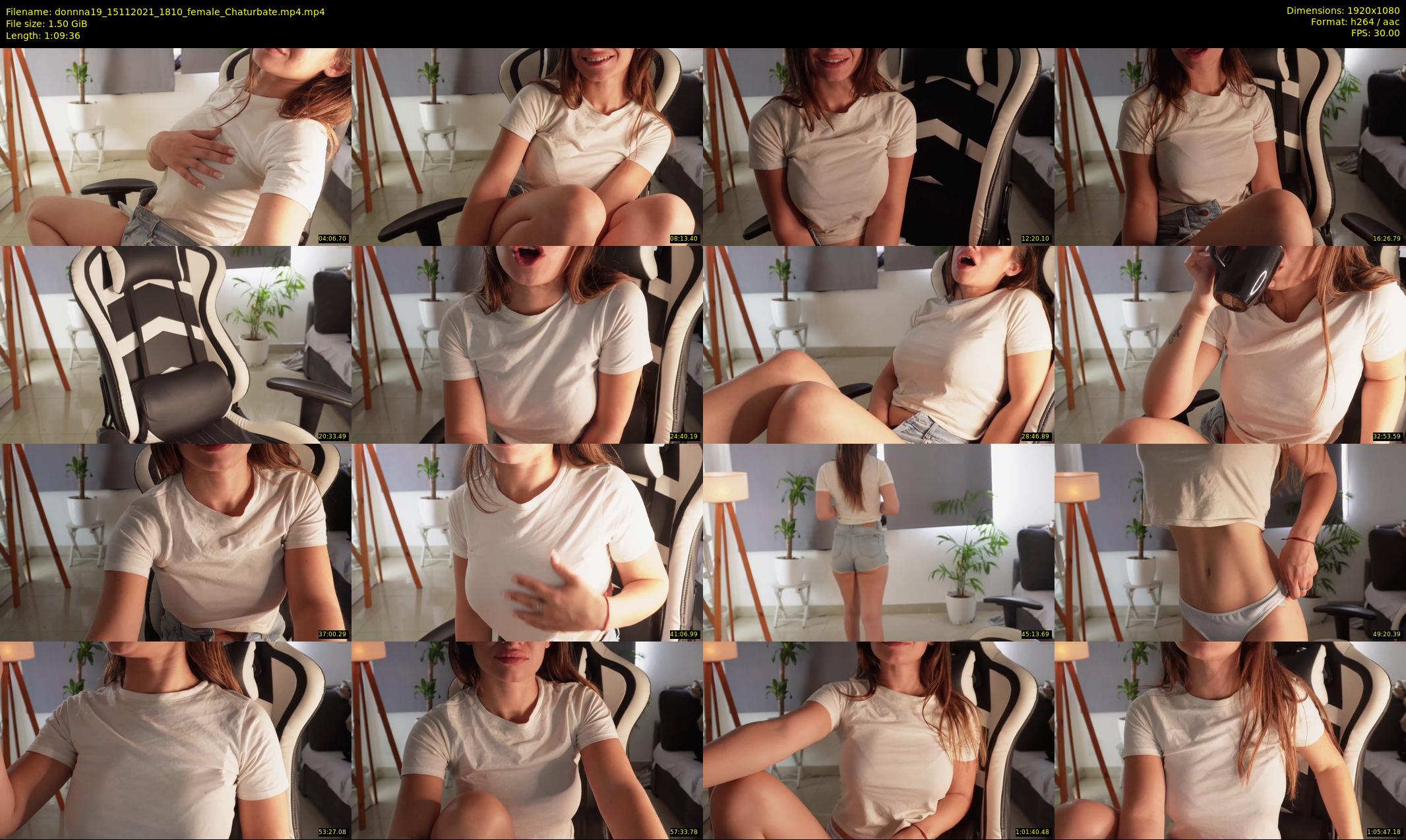 donnna19 — 70 minute Chaturbate female cam show recording, 1080p, Nov 15, 2021