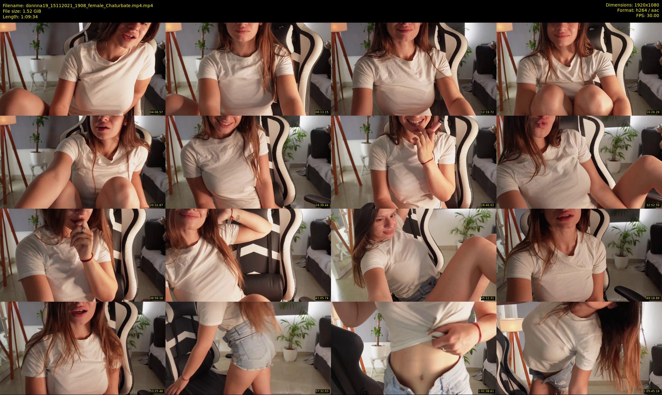 donnna19 — 70 minute Chaturbate female cam show recording, 1080p, Nov 15, 2021