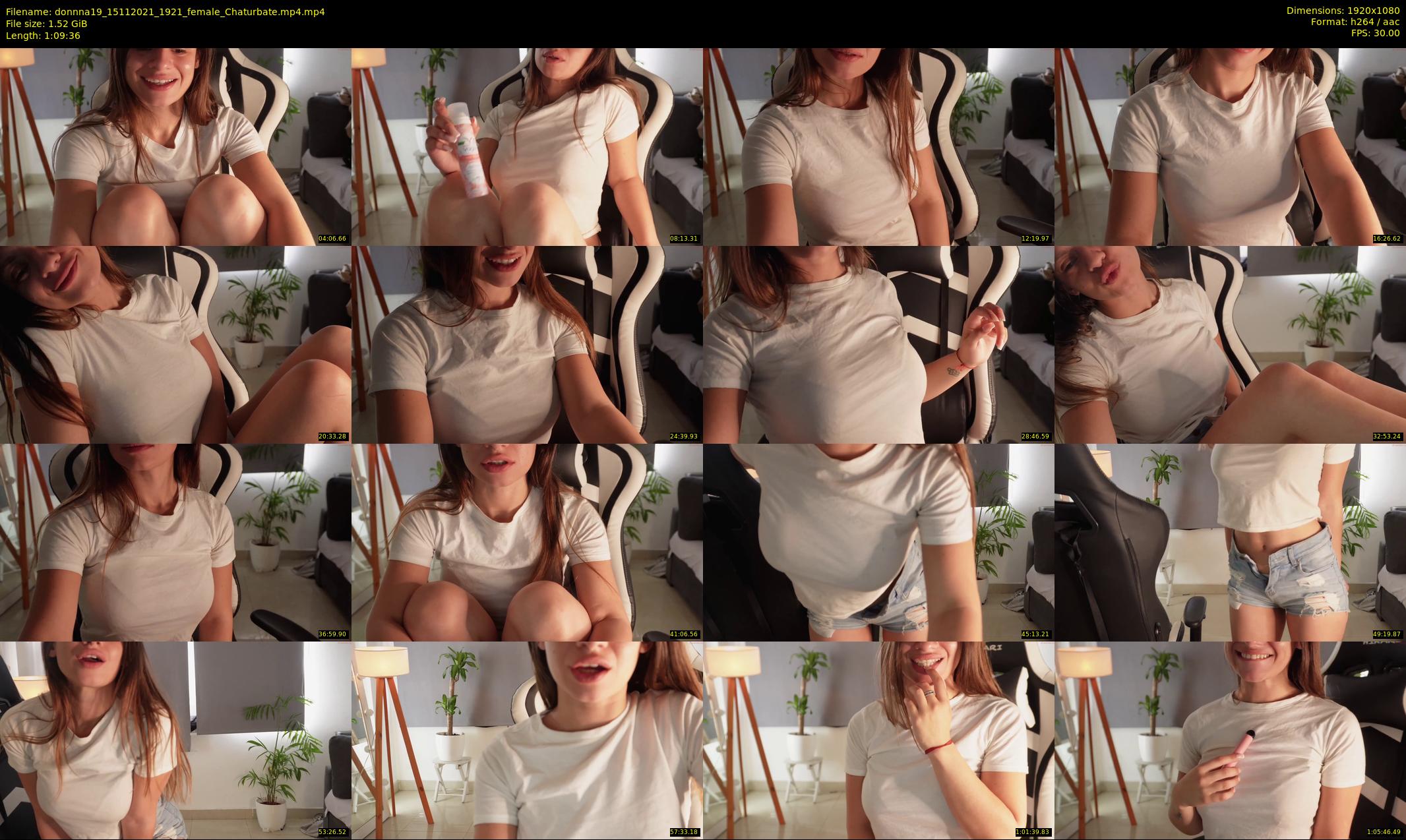 donnna19 — 70 minute Chaturbate female cam show recording, 1080p, Nov 15, 2021