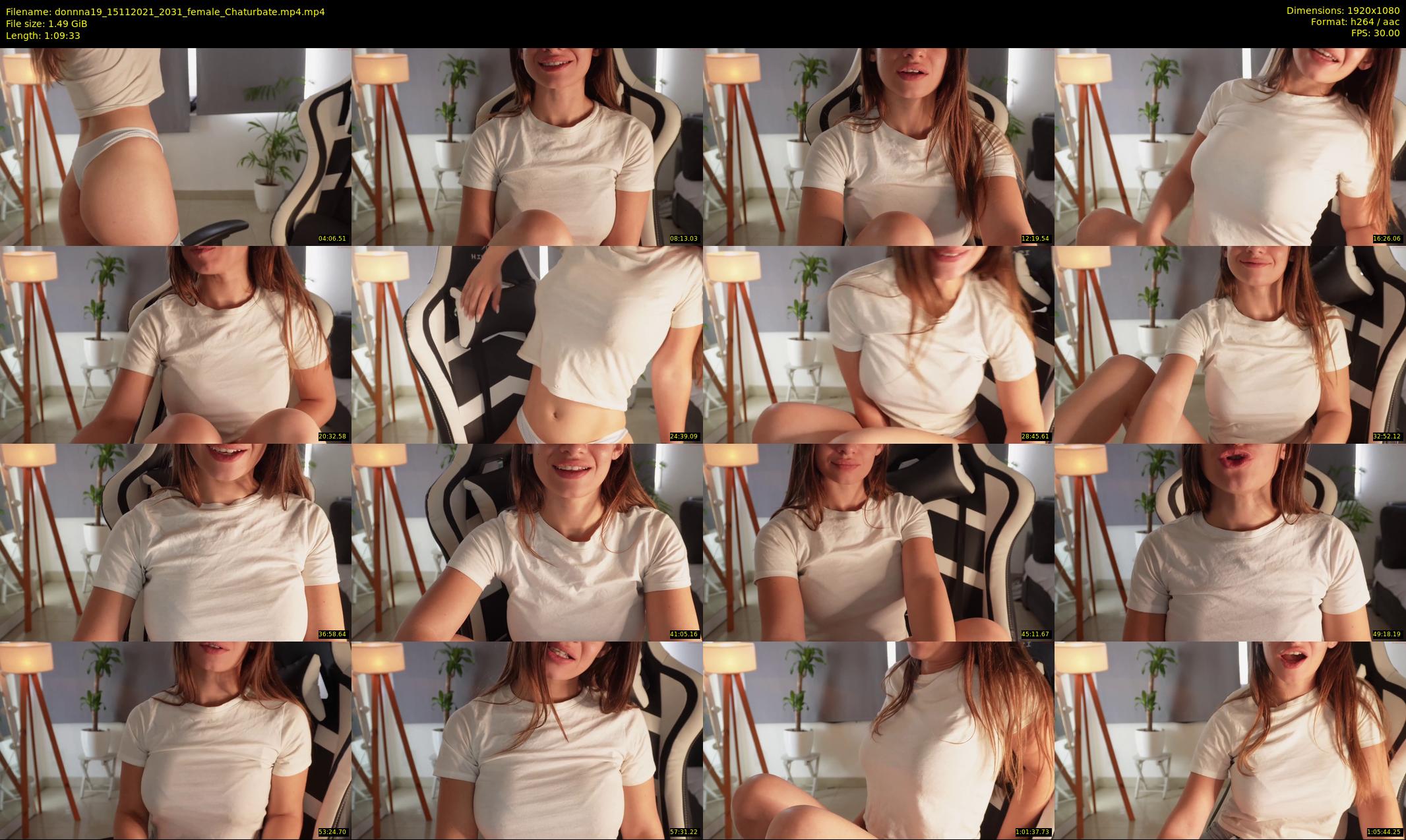 donnna19 — 70 minute Chaturbate female cam show recording, 1080p, Nov 15, 2021