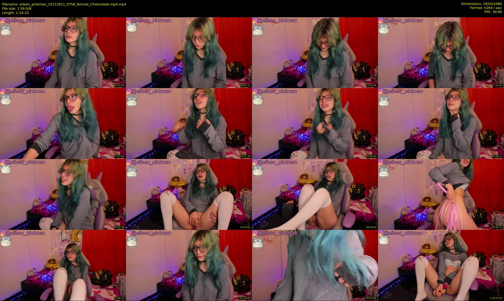 eileen_pinkman — 75 minute Chaturbate female cam show recording, 1080p, Nov 15, 2021