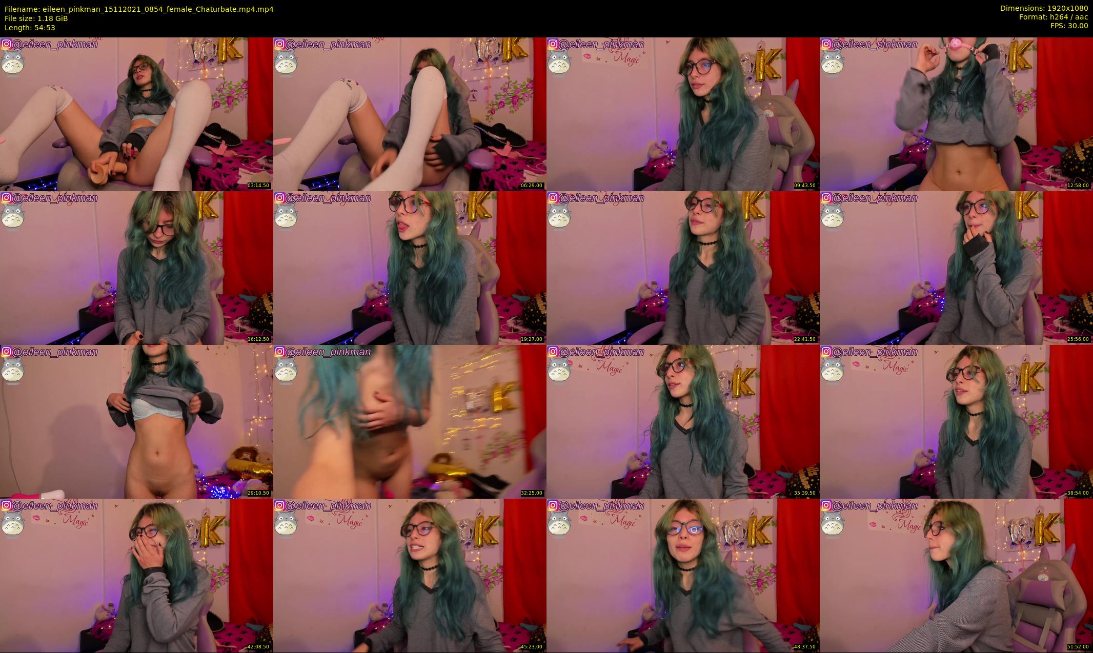 eileen_pinkman — 55 minute Chaturbate female cam show recording, 1080p, Nov 15, 2021