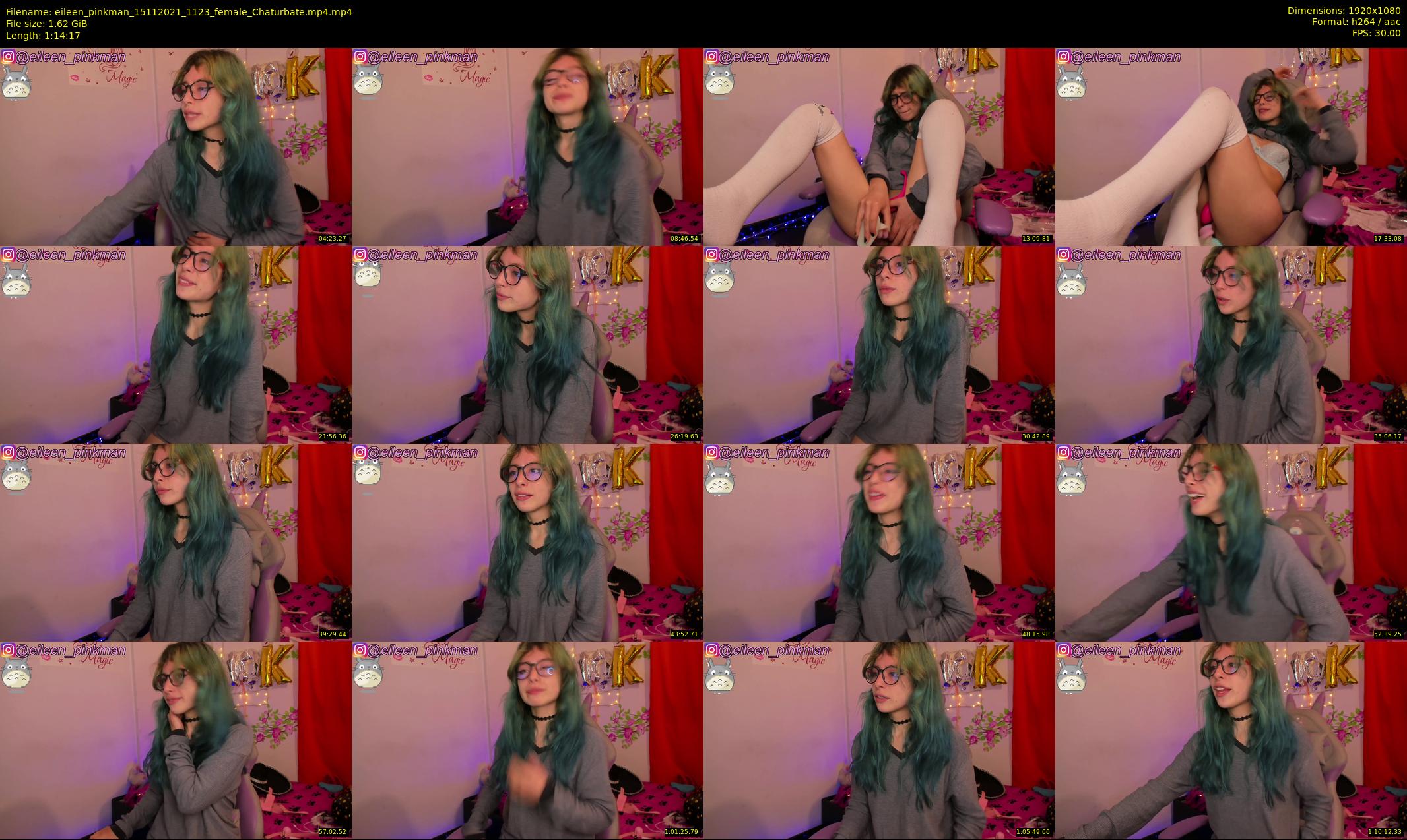 eileen_pinkman — 75 minute Chaturbate female cam show recording, 1080p, Nov 15, 2021