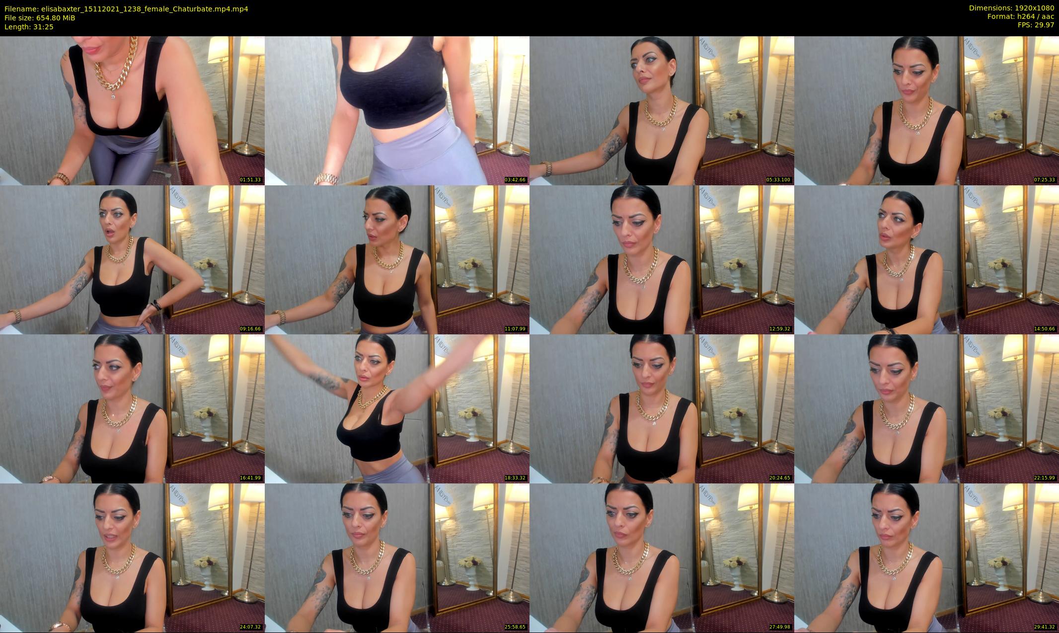 elisabaxter — 32 minute Chaturbate female cam show recording, 1080p, Nov 15, 2021