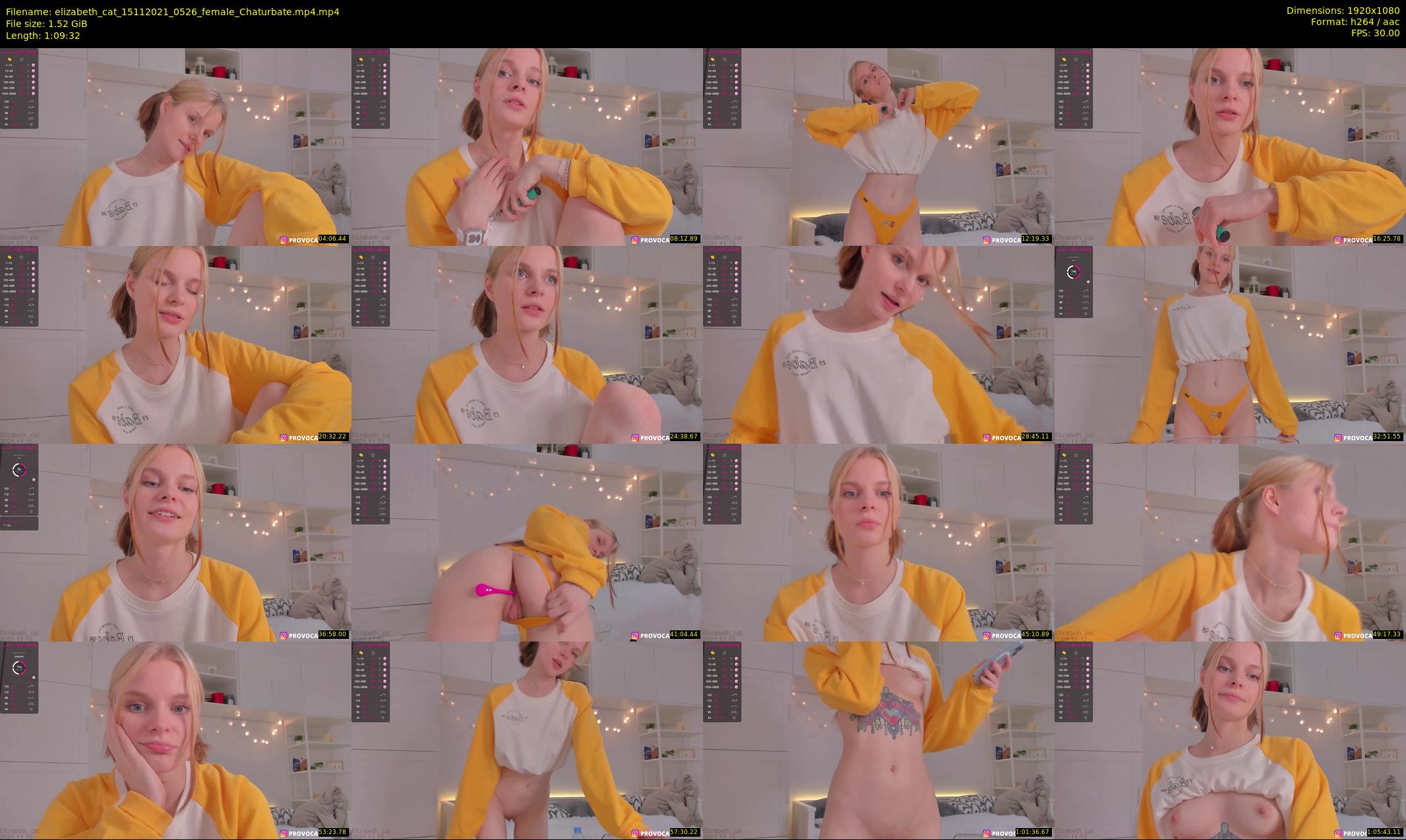 elizabeth_cat — 70 minute Chaturbate female cam show recording, 1080p, Nov 15, 2021