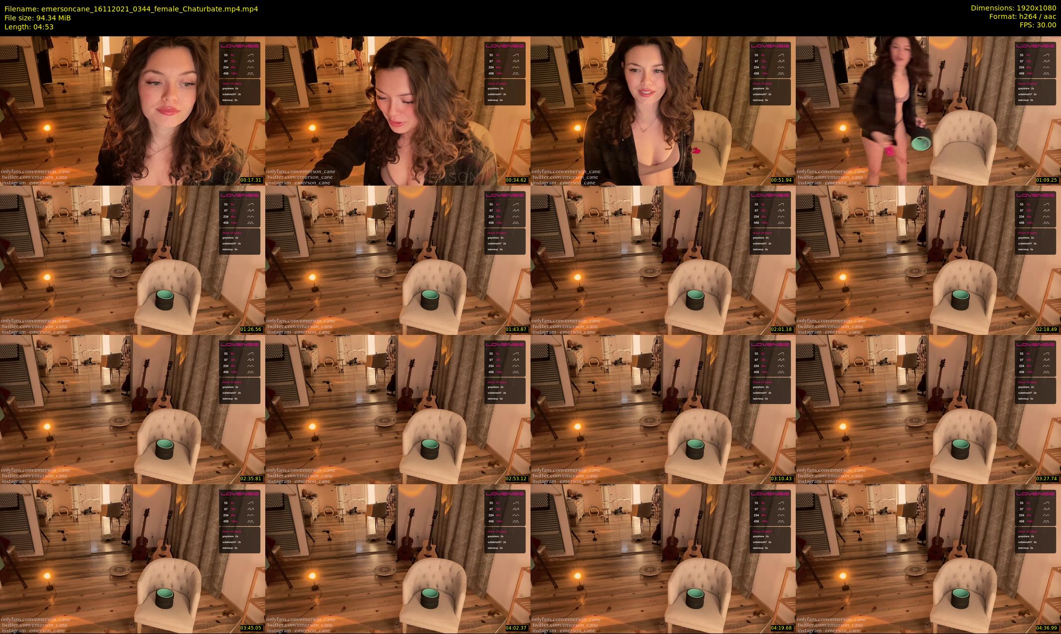 emersoncane — 5 minute Chaturbate female cam show recording, 1080p, Nov 16, 2021