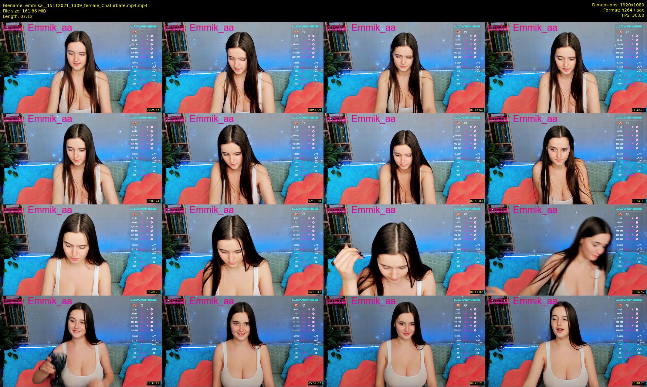 emmika_ — 8 minute Chaturbate female cam show recording, 1080p, Nov 15, 2021