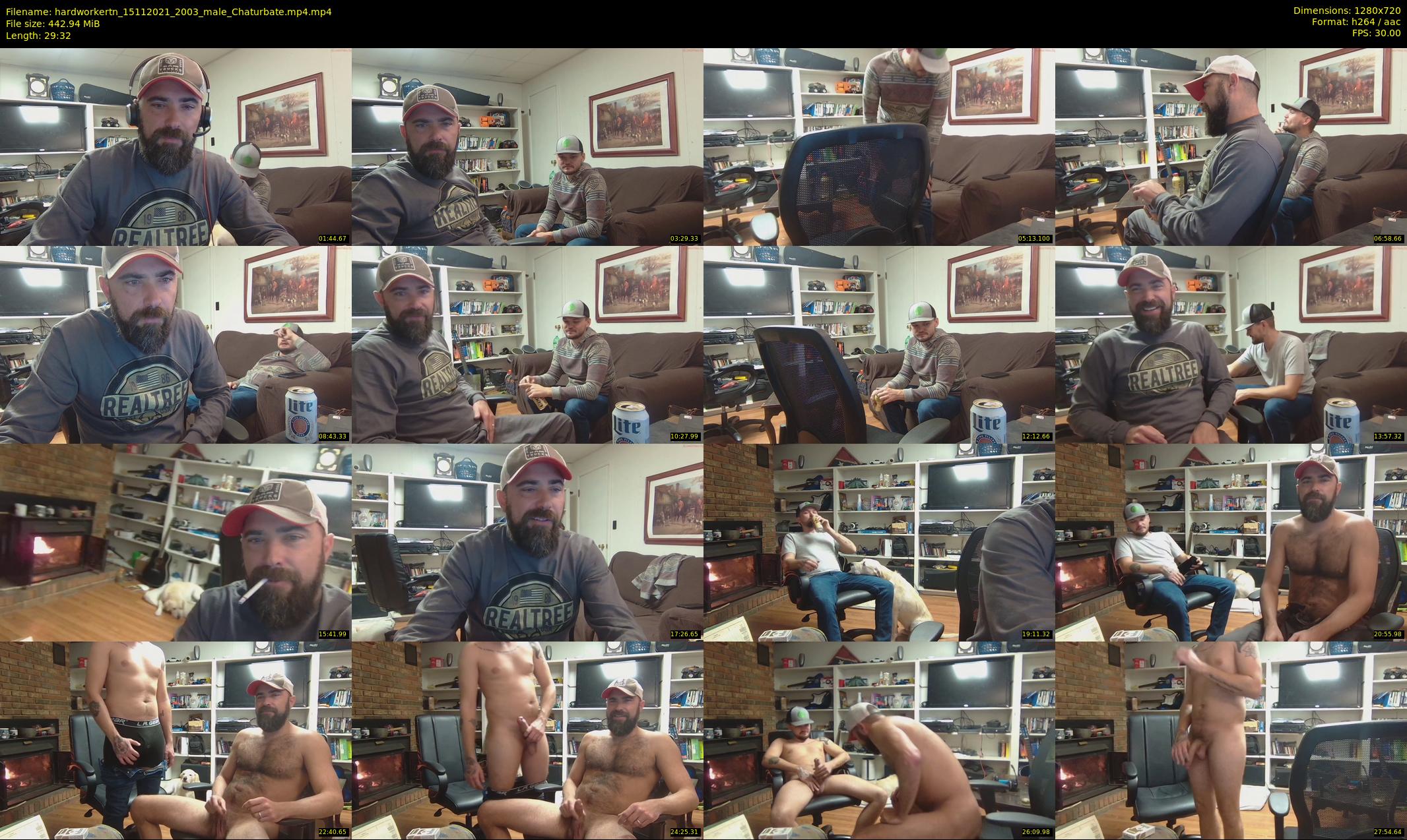 hardworkertn — 30 minute Chaturbate male cam show recording, 720p, Nov 15, 2021
