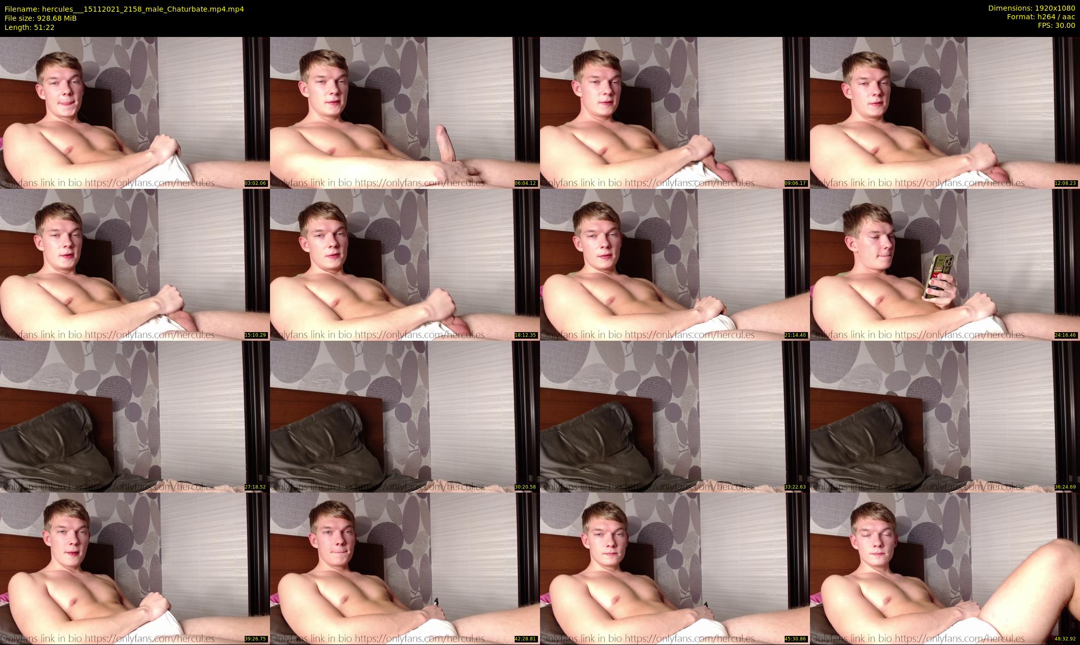 hercules__ — 52 minute Chaturbate male cam show recording, 1080p, Nov 15, 2021