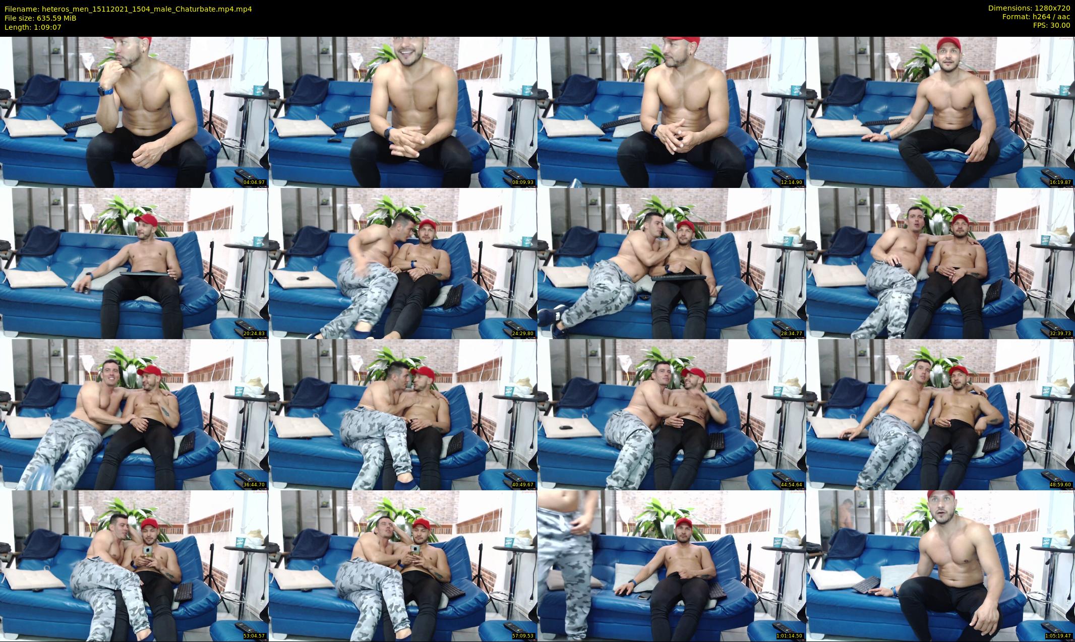 heteros_men — 70 minute Chaturbate male cam show recording, 720p, Nov 15, 2021
