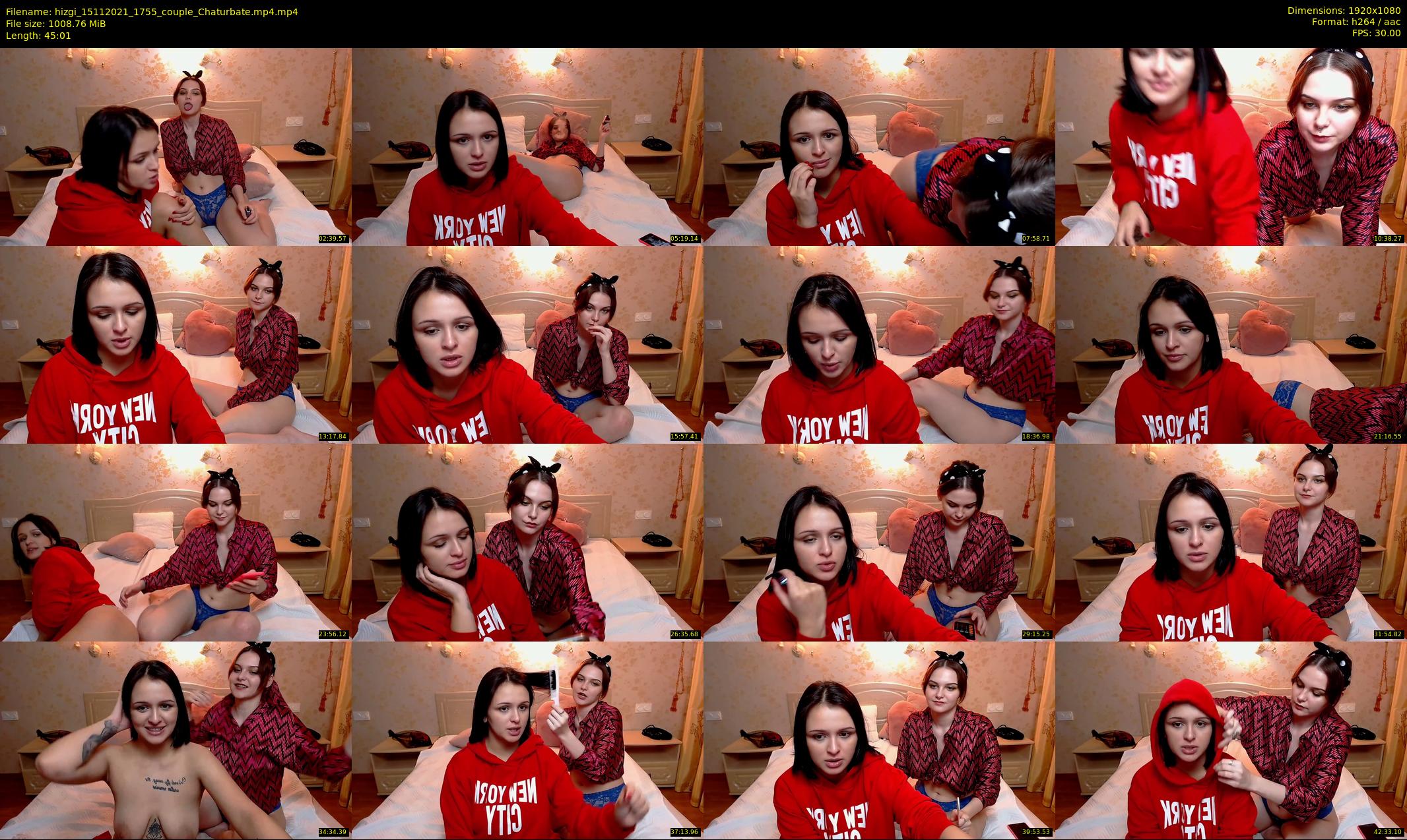 hizgi — 46 minute Chaturbate couple cam show recording, 1080p, Nov 15, 2021