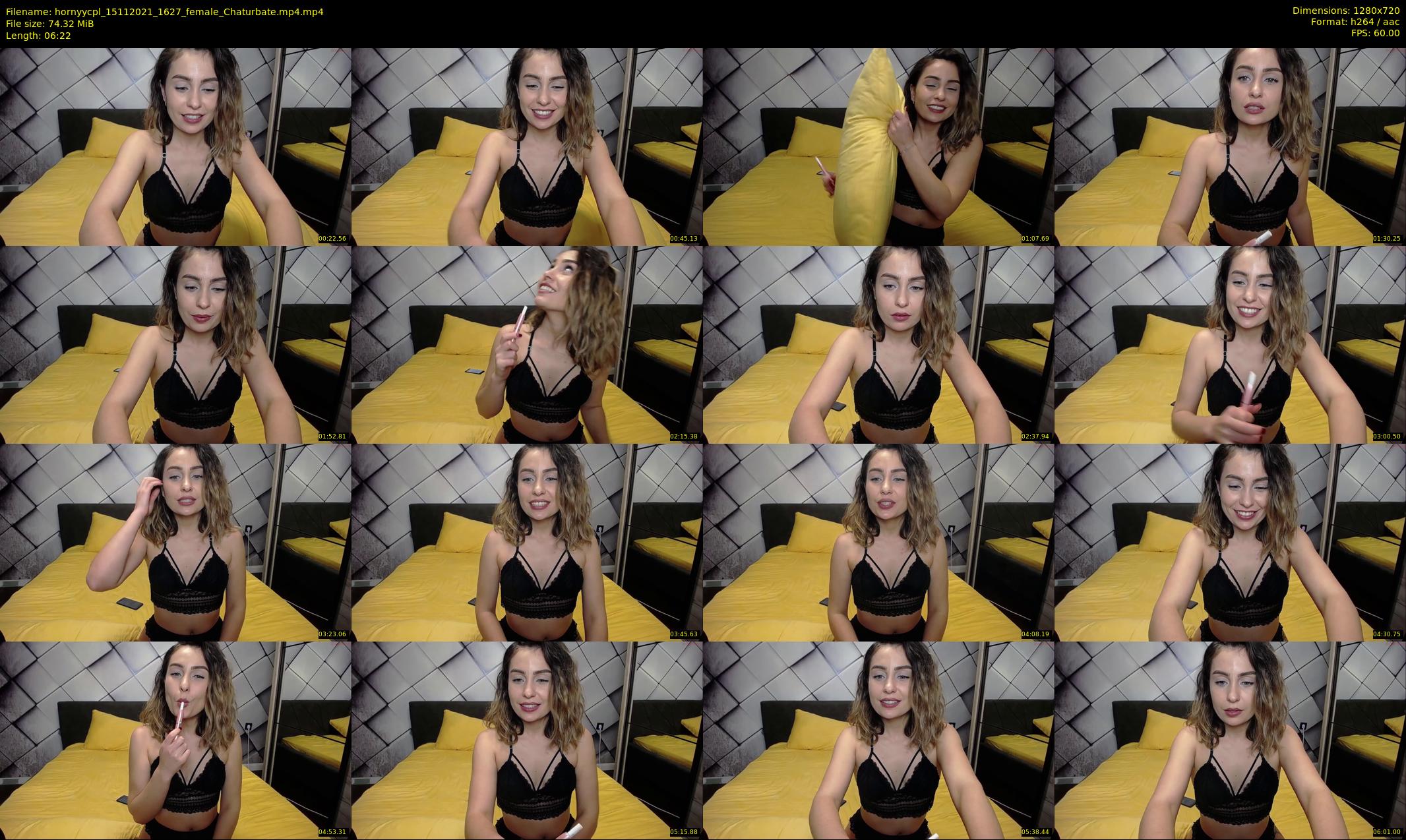 hornyycpl — 7 minute Chaturbate couple cam show recording, 720p, Nov 15, 2021