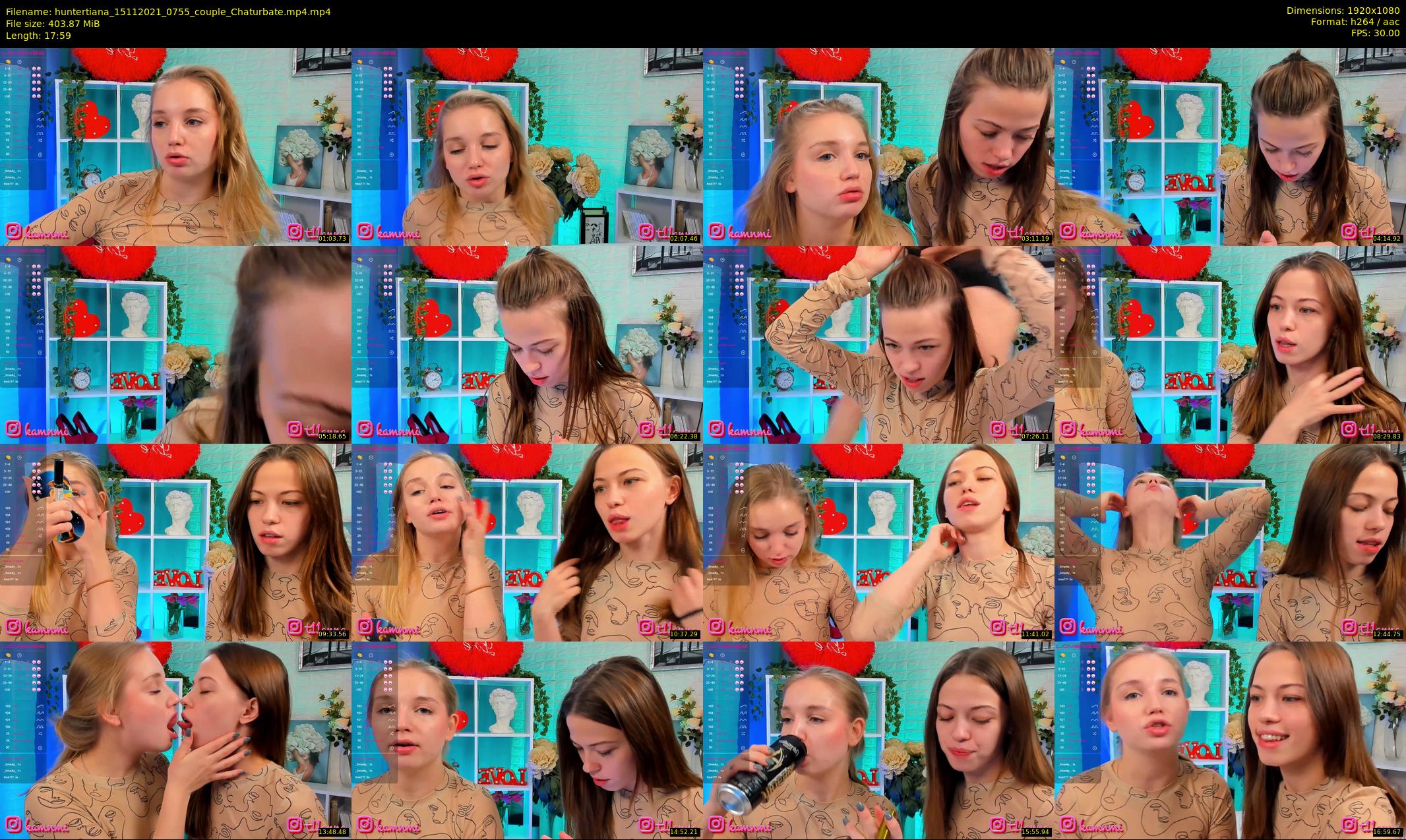 huntertiana — 18 minute Chaturbate female cam show recording, 1080p, Nov 15, 2021