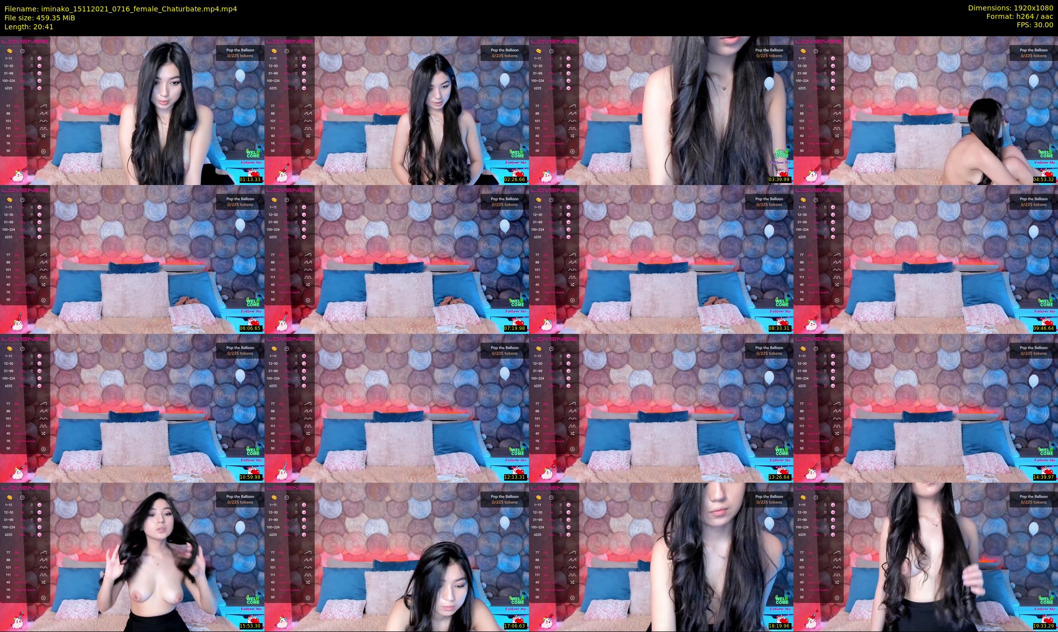 iminako — 21 minute Chaturbate female cam show recording, 1080p, Nov 15, 2021