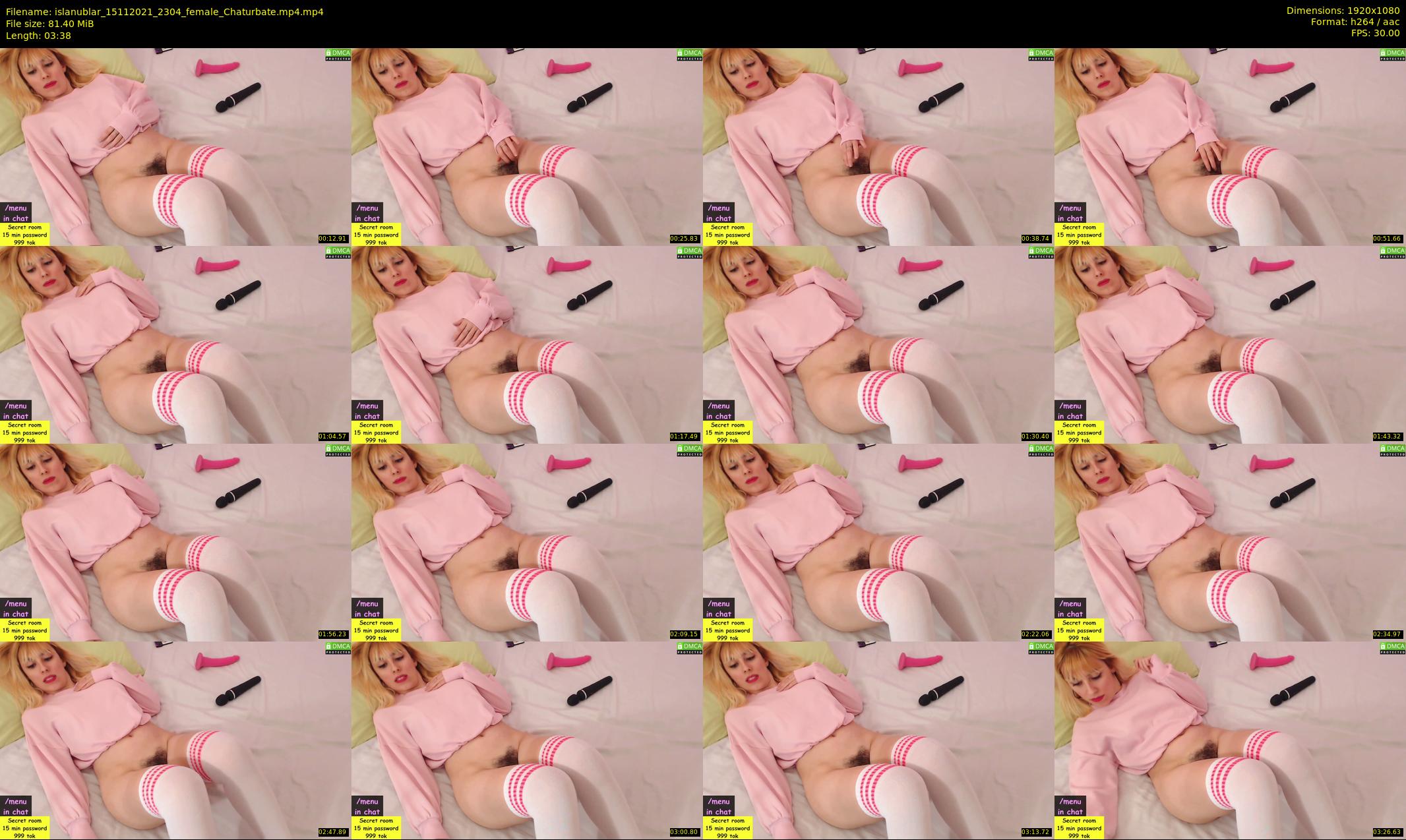 islanublar — 4 minute Chaturbate female cam show recording, 1080p, Nov 15, 2021