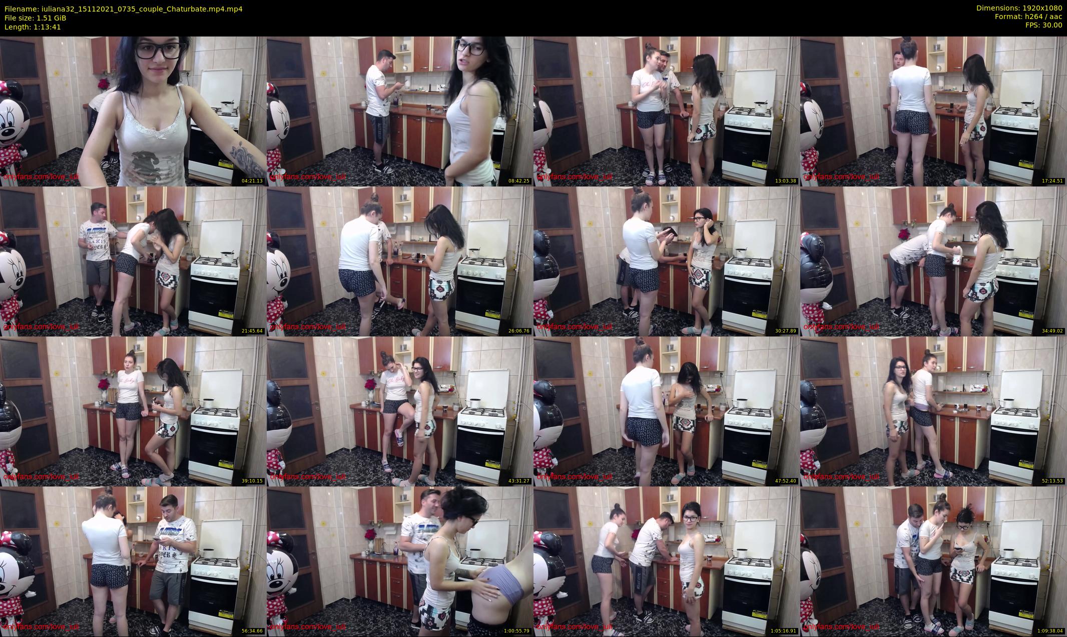 iuliana32 — 74 minute Chaturbate couple cam show recording, 1080p, Nov 15, 2021