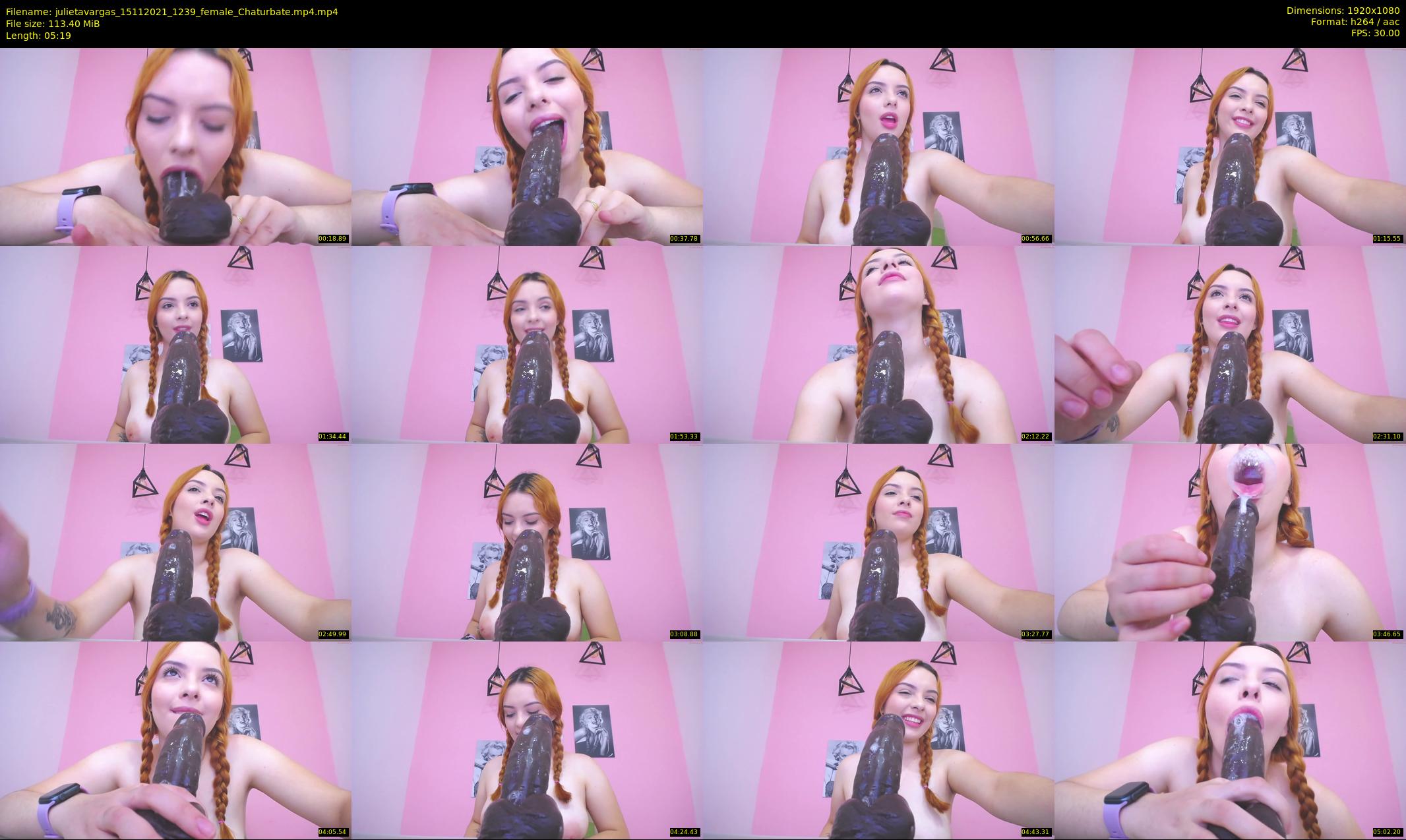 julietavargas — 6 minute Chaturbate female cam show recording, 1080p, Nov 15, 2021
