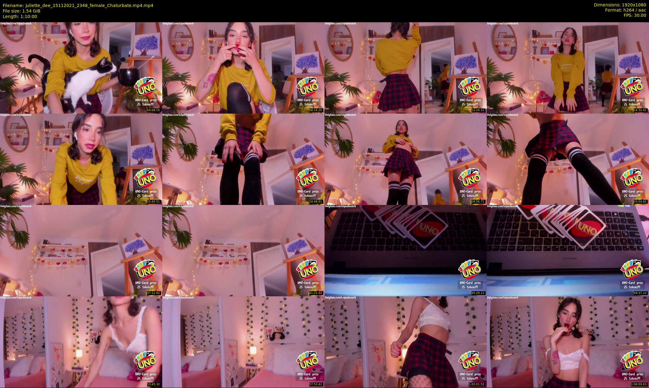 juliette_dee — 70 minute Chaturbate female cam show recording, 1080p, Nov 15, 2021