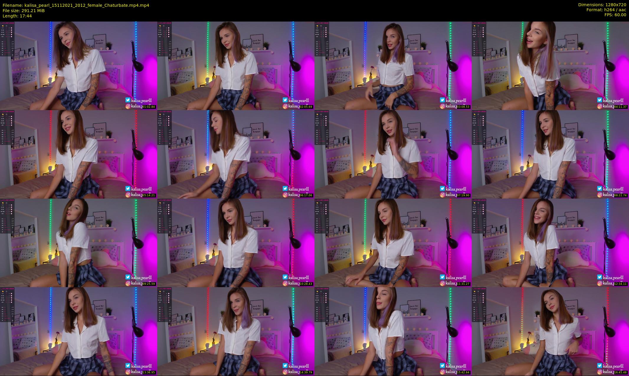 kalisa_pearl — 18 minute Chaturbate female cam show recording, 720p, Nov 15, 2021