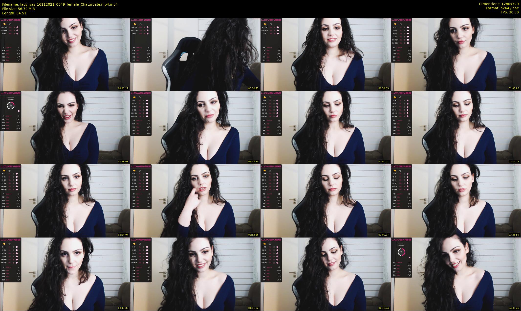 lady_yas — 5 minute Chaturbate female cam show recording, 720p, Nov 16, 2021