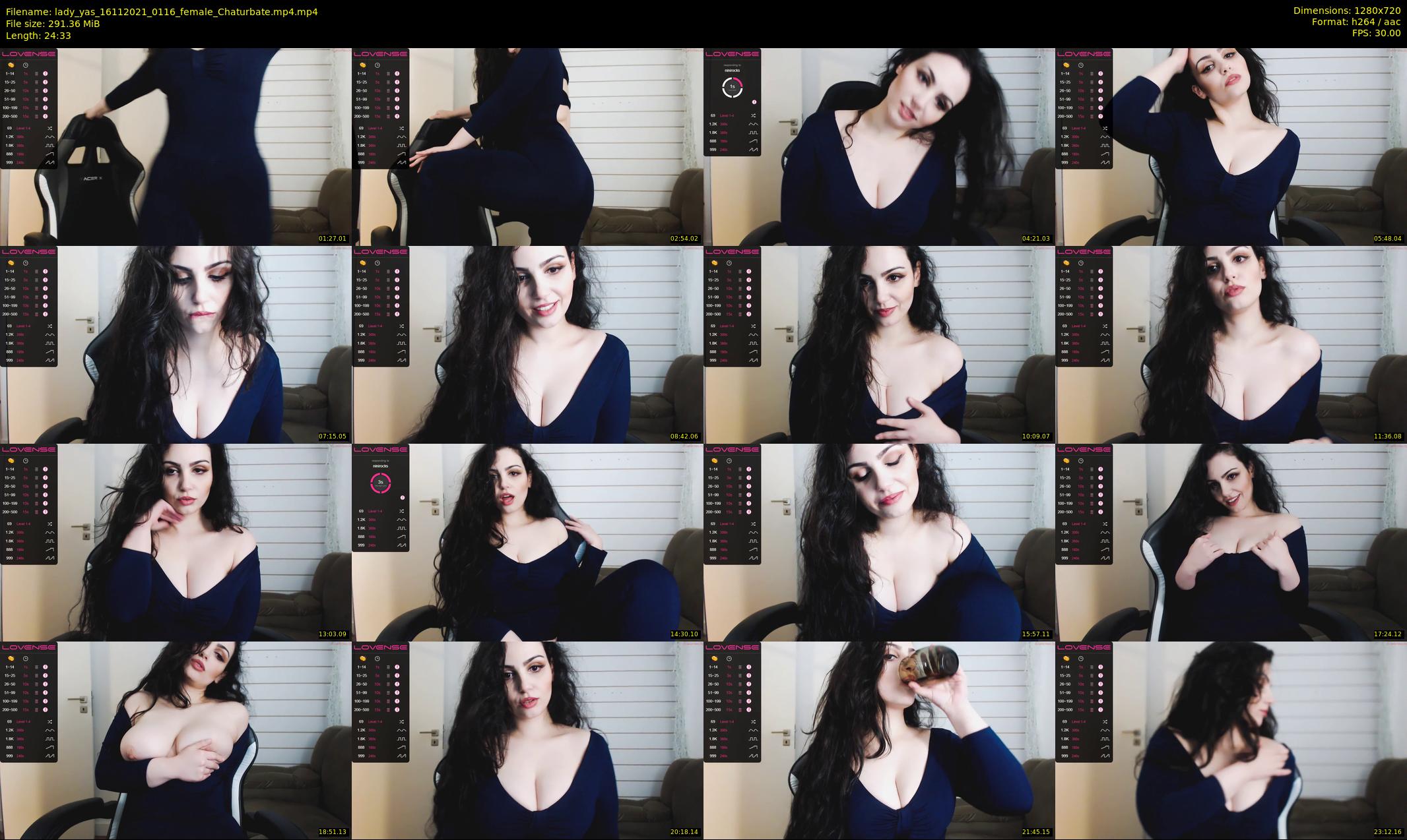 lady_yas — 25 minute Chaturbate female cam show recording, 720p, Nov 16, 2021